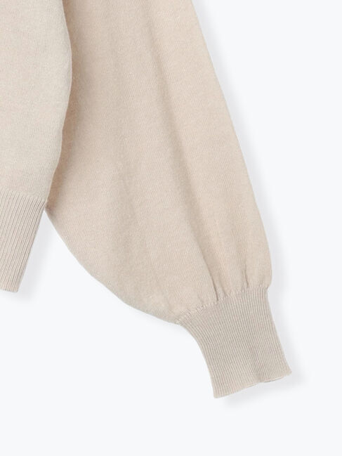 Samansa Mos2 blue「マルチスタイル前後2wayクルーネックカーディガン」|カーディガン|