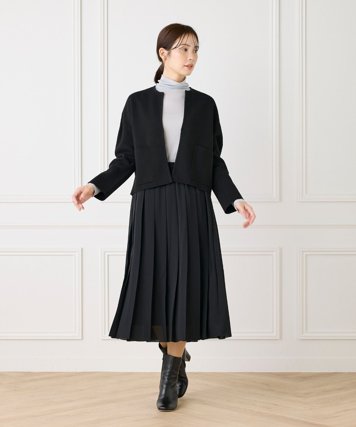 Le Souk「《大きいサイズ》プリーツスカート」|スカート|