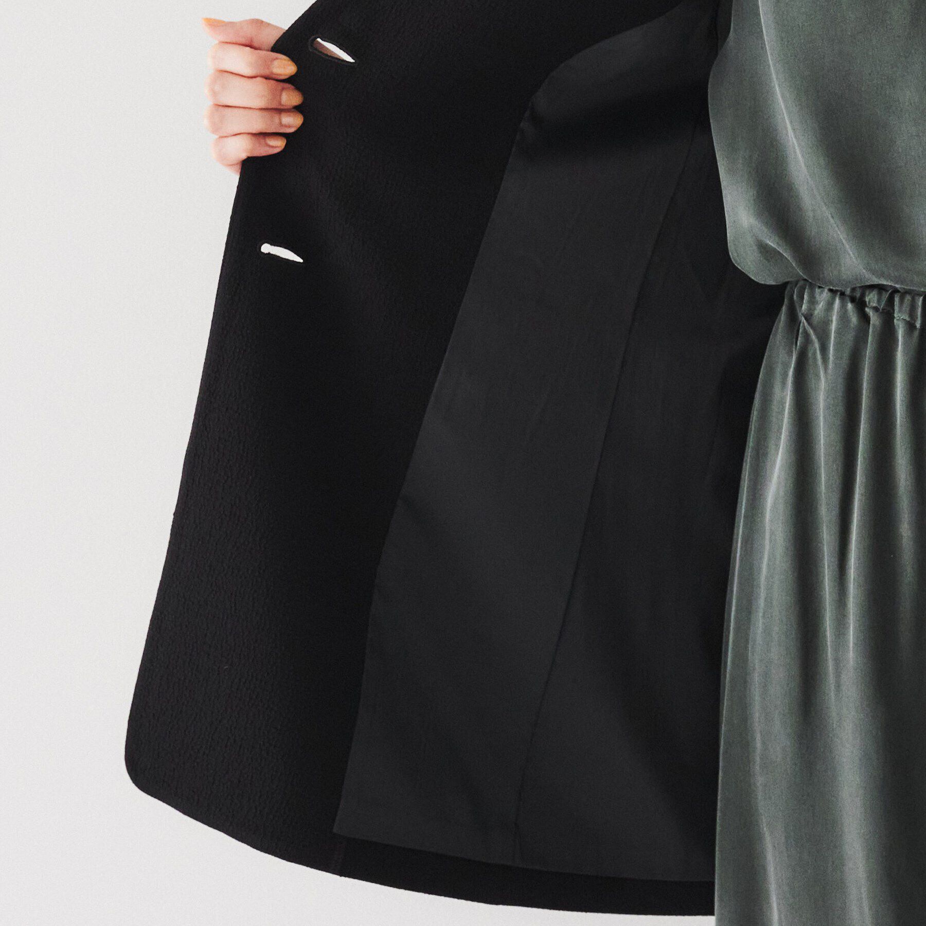 UNTITLED「【凹凸素材/セットアップ可】クレープダブル テーラードベスト」|ベスト・ジレ|