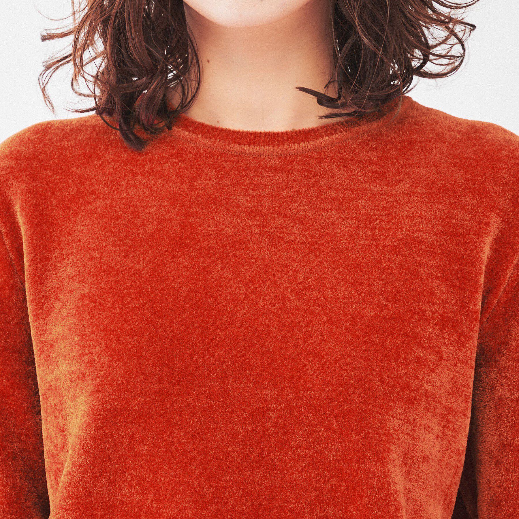 UNTITLED「【アンサンブル＆セットアップ可能】モール5分袖プルオーバー」|ニット・セーター|