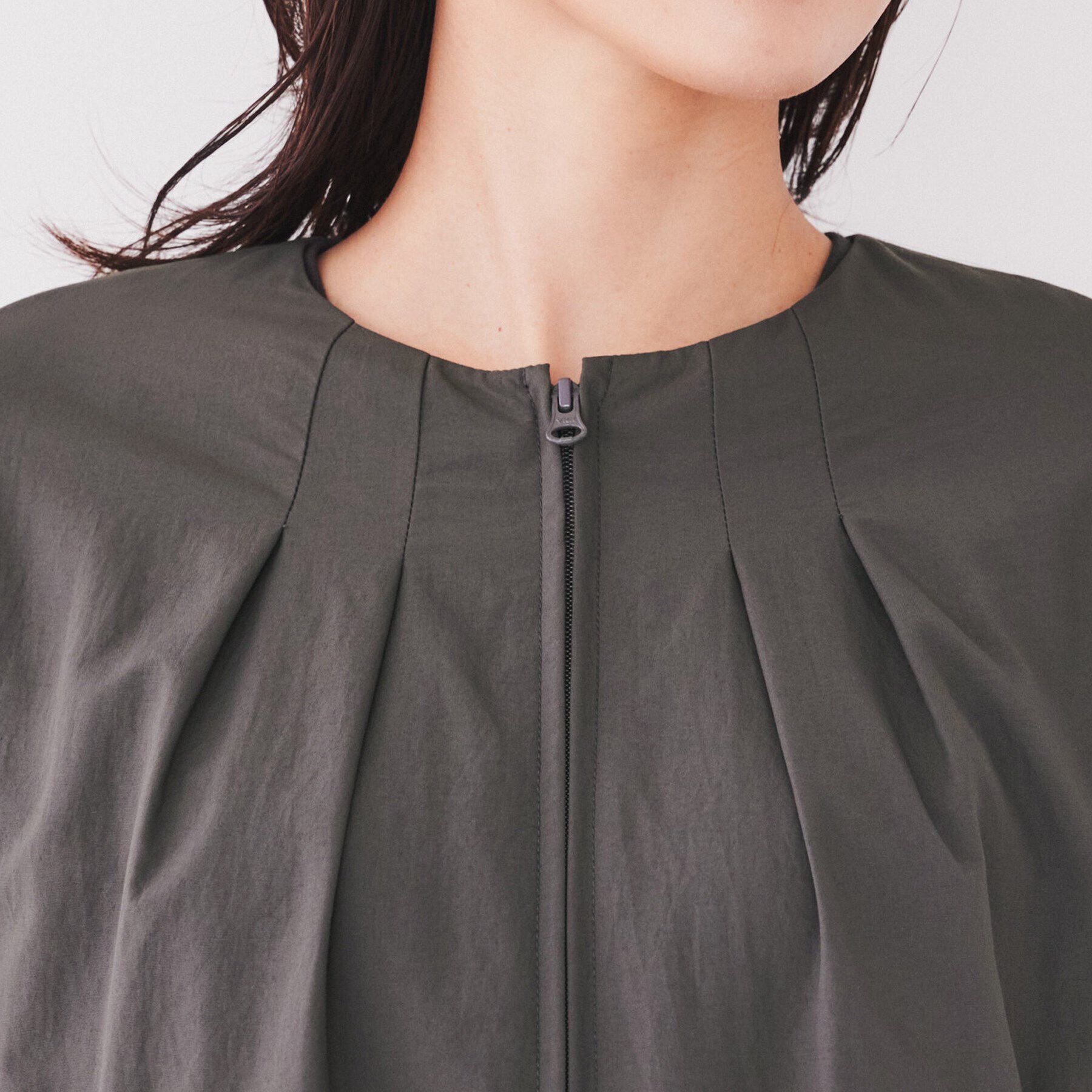 UNTITLED「【スポーティー/ショート丈羽織】ドロストブルゾン」|ブルゾン・スタジャン|