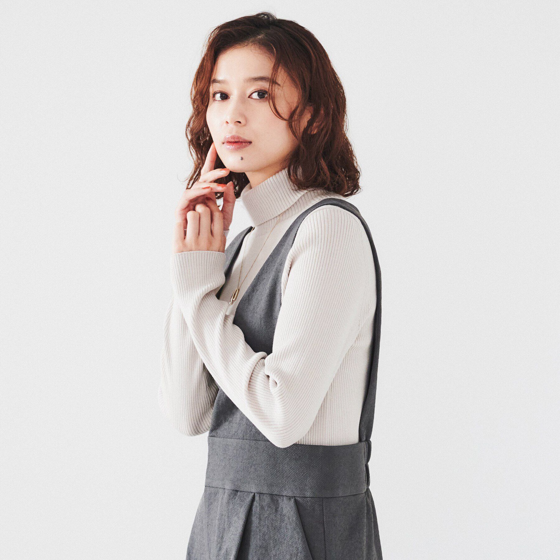 UNTITLED「ウール リブタートルネックプルオーバーニット」|ニット・セーター|