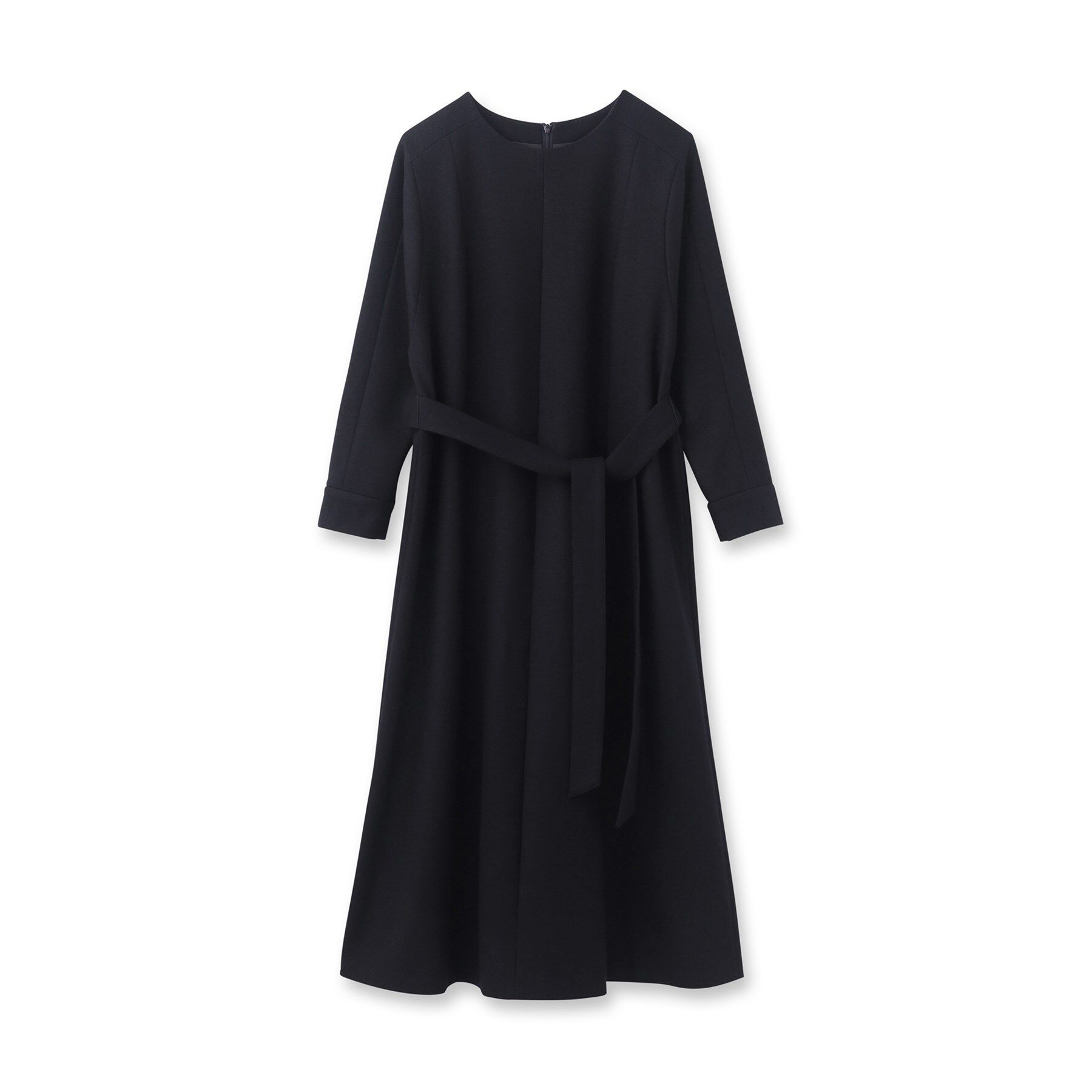 UNTITLED「【日本製/きれい目/ベルト付】ミルドジャージワンピース」|ワンピース|