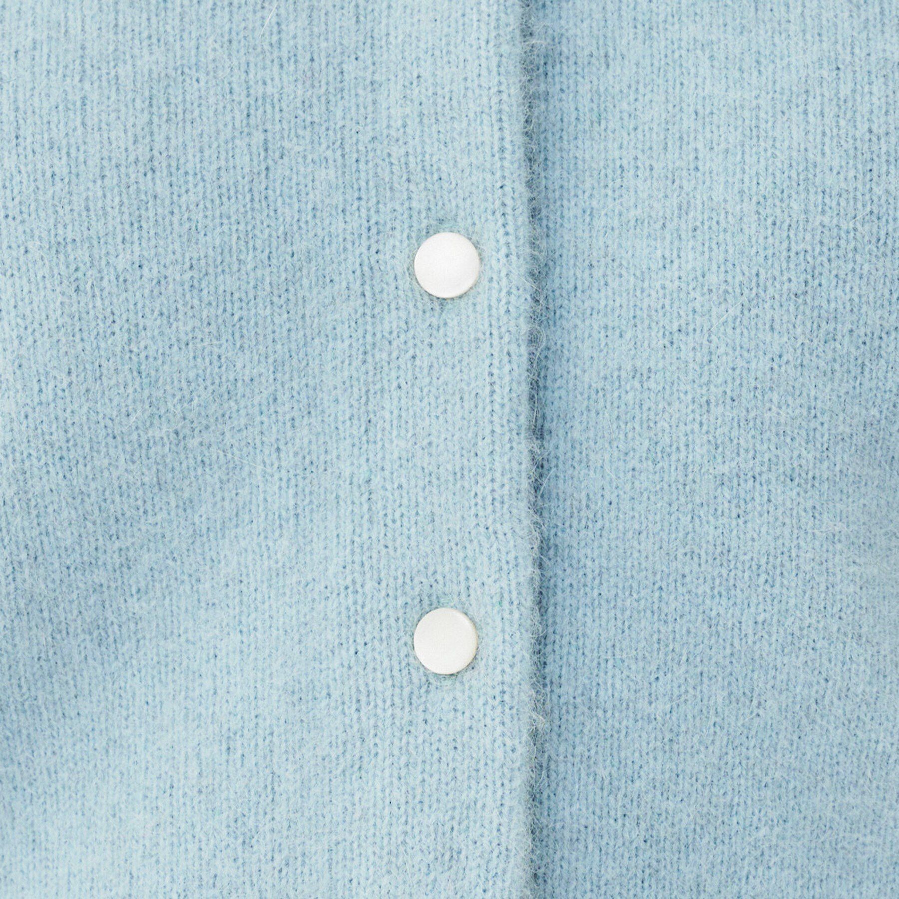 UNTITLED「【ショート丈/一枚着も可能】ウールフォックス Vネックカーディガン」|カーディガン|