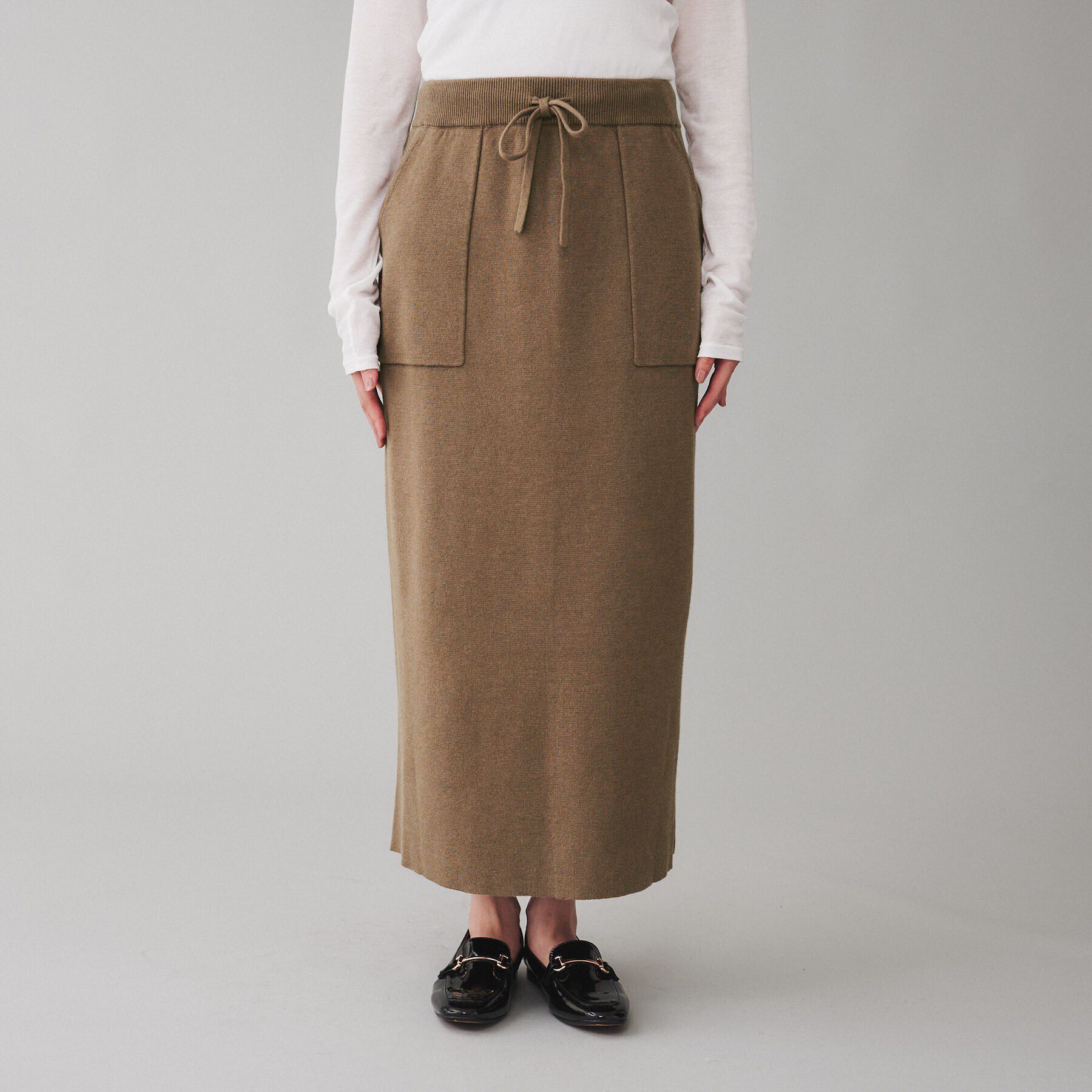 UNTITLED「【Liyoca】ミラノリブロングスカート」|スカート|