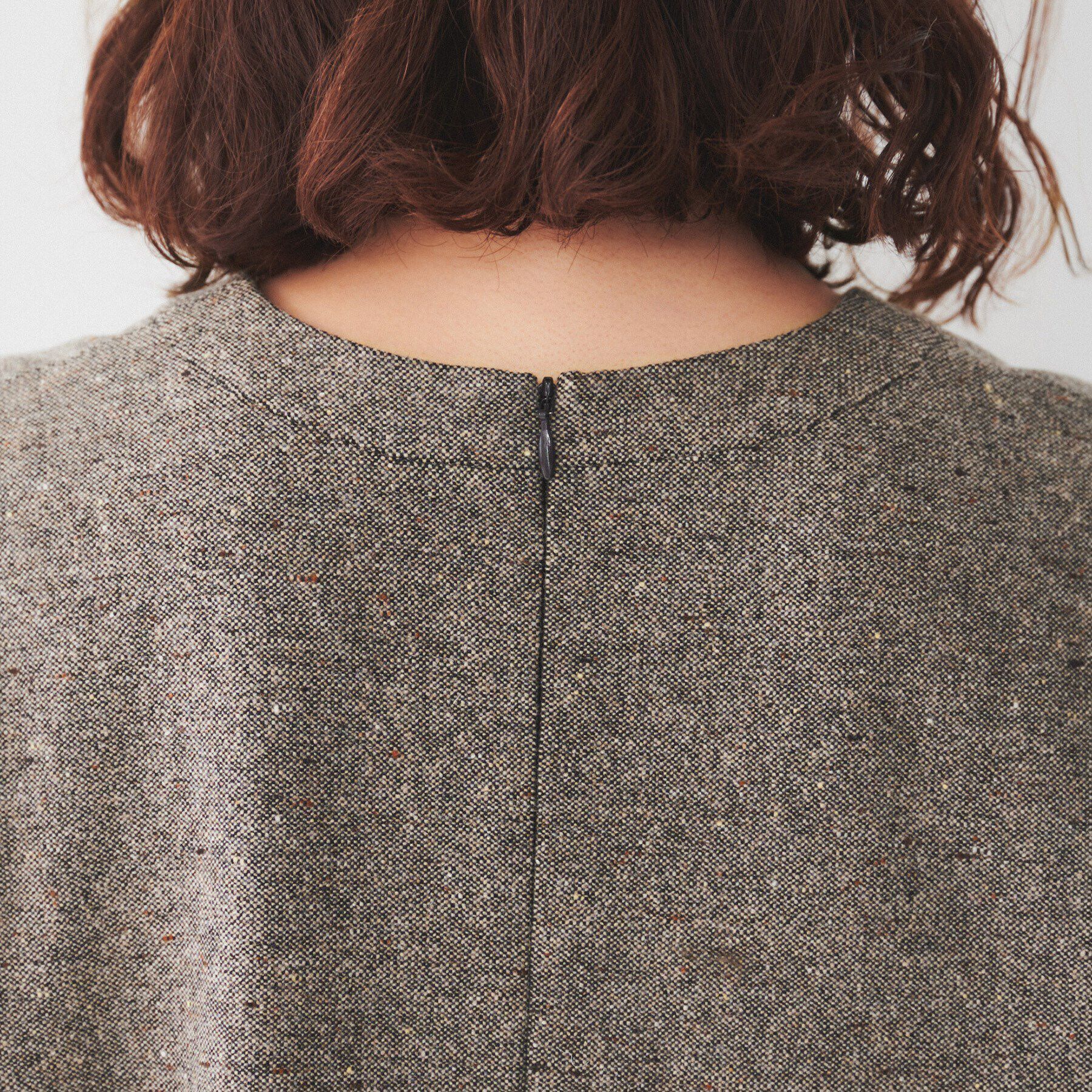 UNTITLED「【ポケット付/きれいめ】ネップツイード Aラインワンピース」|ワンピース|