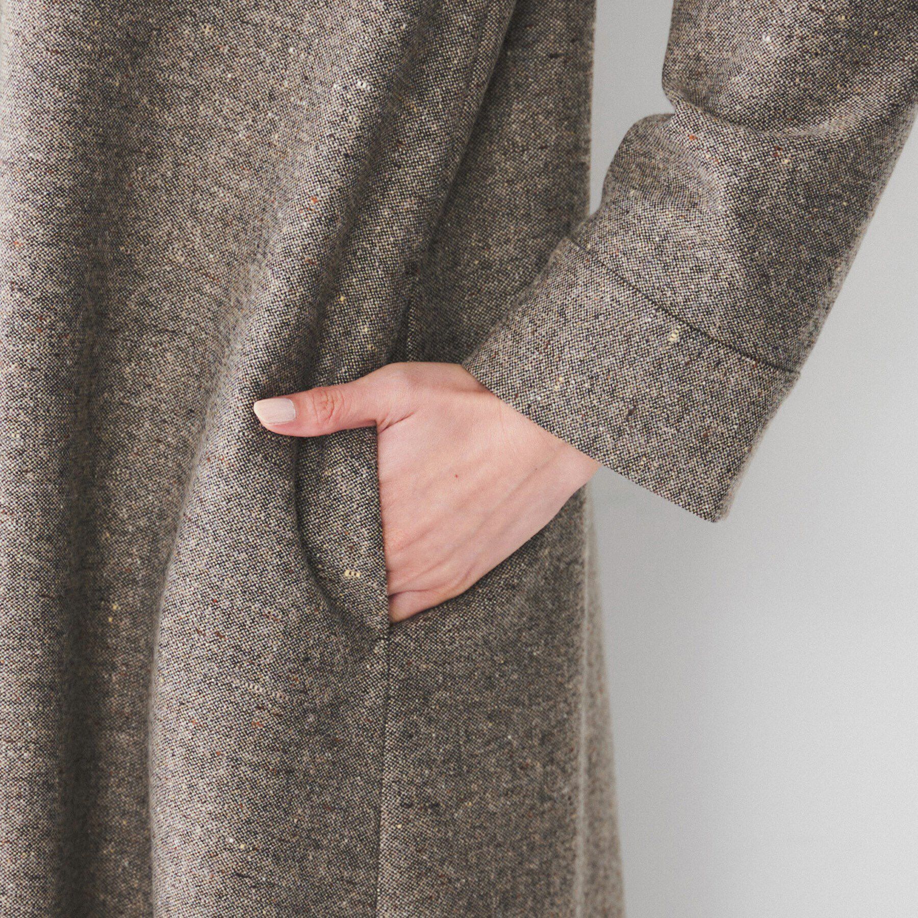 UNTITLED「【ポケット付/きれいめ】ネップツイード Aラインワンピース」|ワンピース|