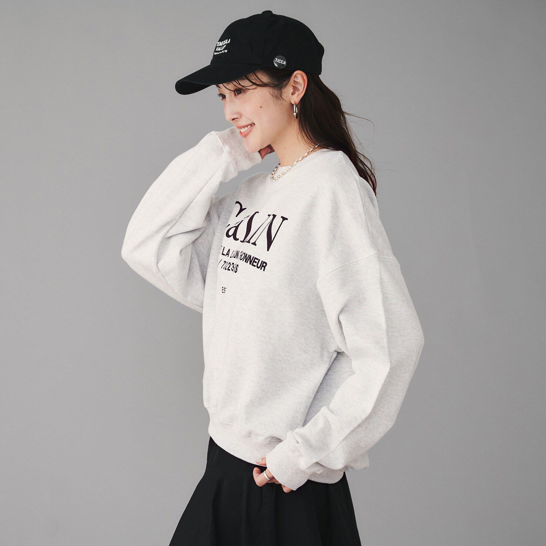 UNTITLED「【Ca_CHIGNON】別注ロゴスウェット」|パーカー|