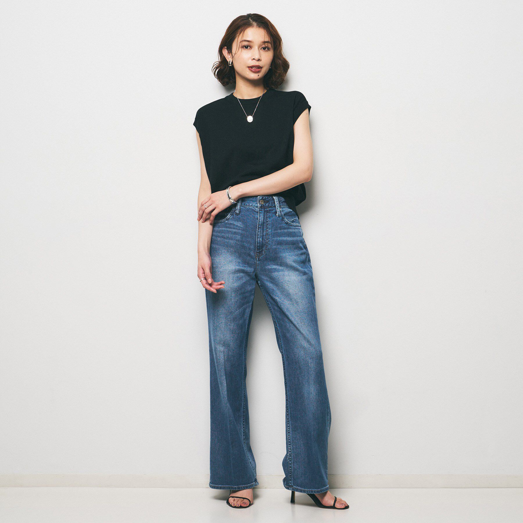 UNTITLED「【 Healthy DENIM 】Louts フレアーデニム」|デニム|