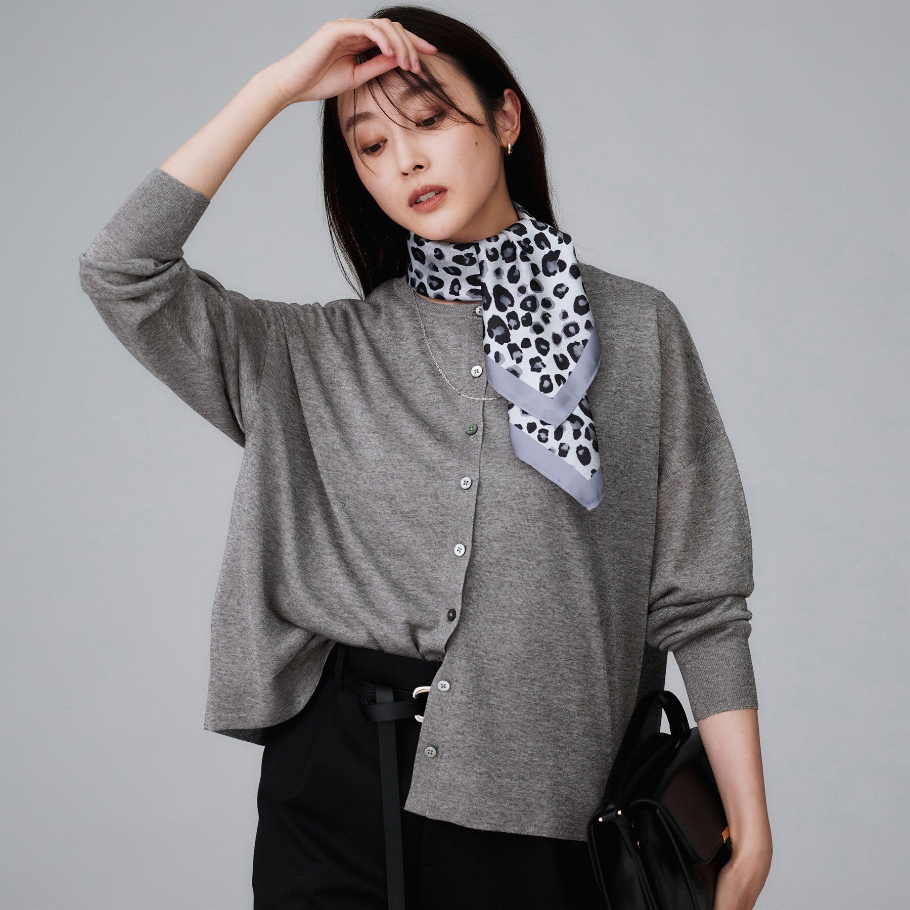 UNTITLED「【前後2WAY/アンサンブル可/ゆったり】シアーカーディガン」|カーディガン|