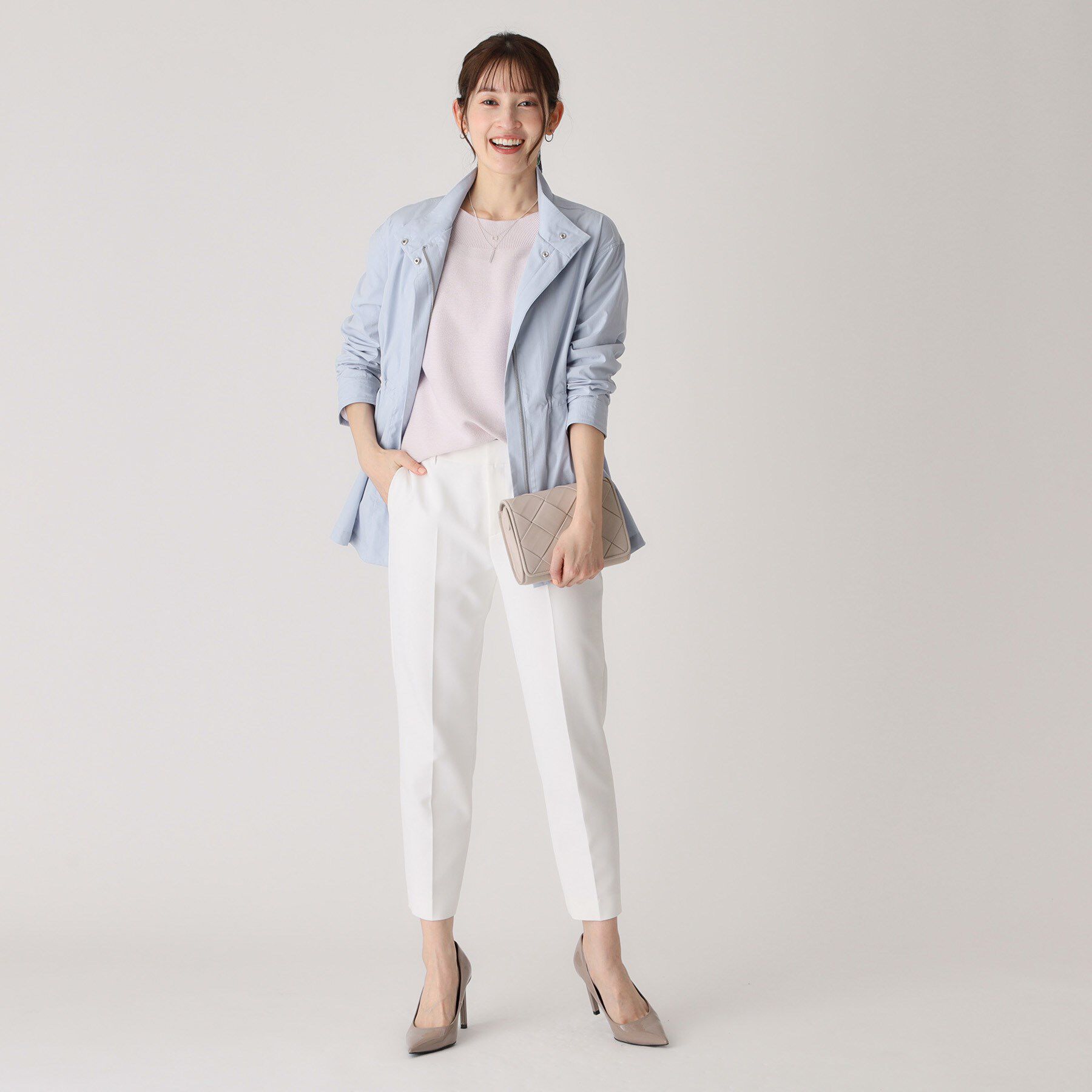 COUP DE CHANCE「【洗える／軽量】スタンド衿ブルゾン」|ブルゾン・スタジャン|