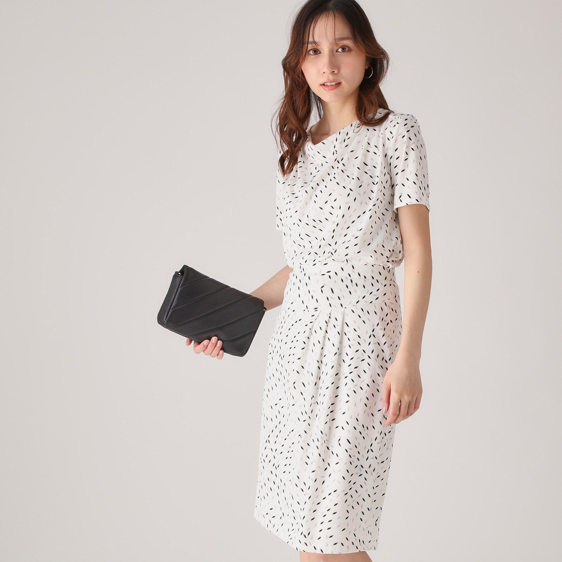 COUP DE CHANCE「【洗える／日本製】ジオメトリック柄カットソー」|Tシャツ・カットソー|