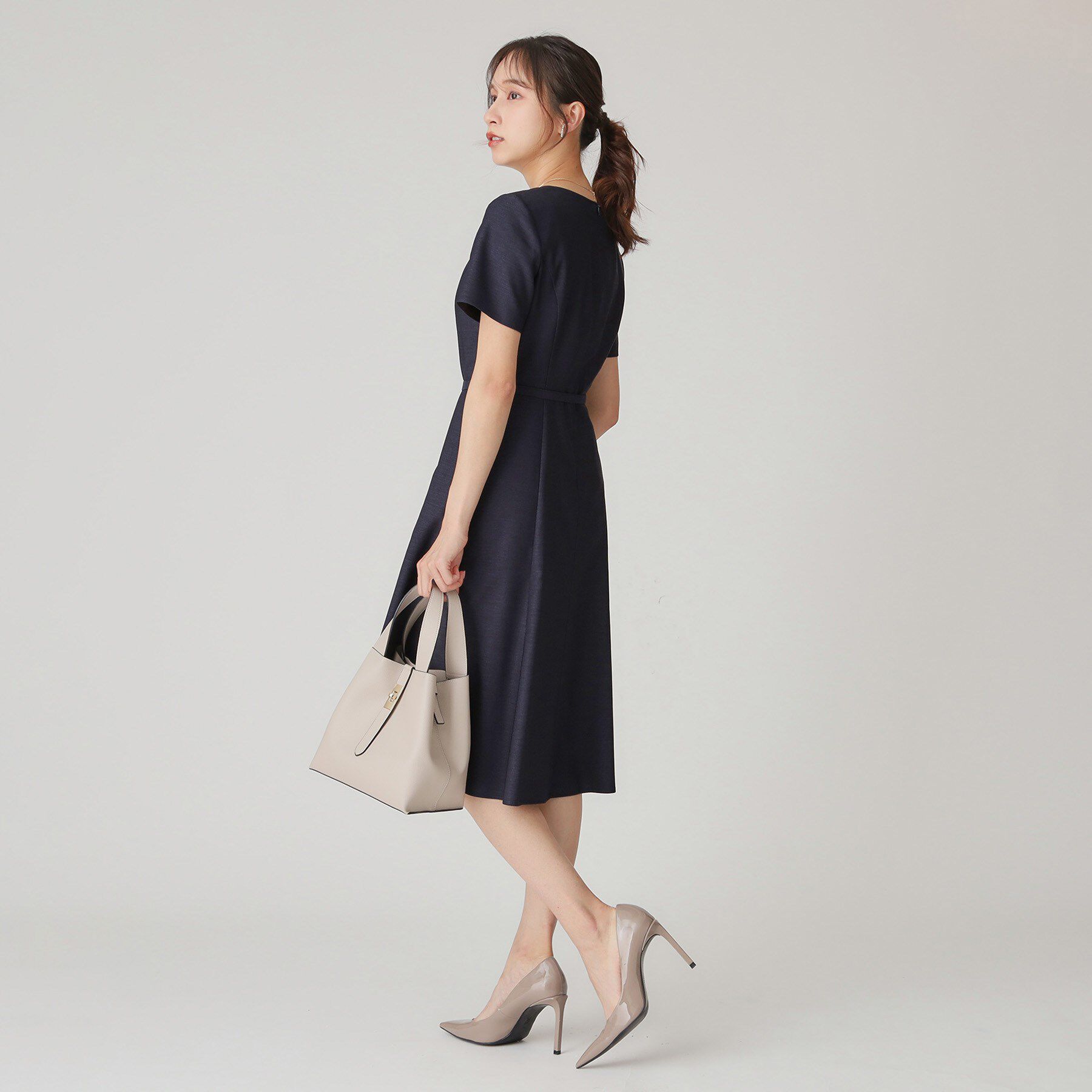 COUP DE CHANCE「【手洗い可／日本製】Aラインフレアワンピース」|ワンピース|