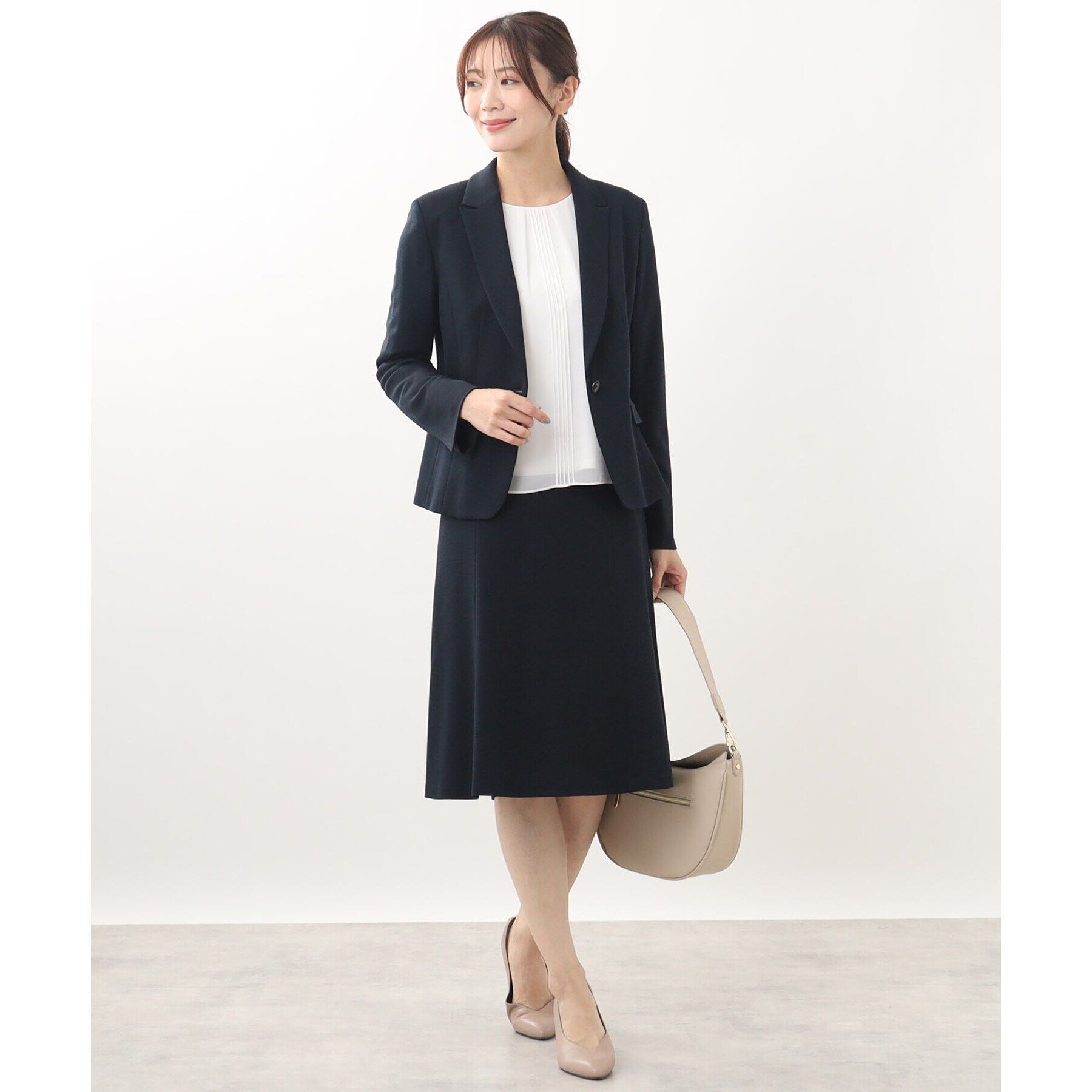 Reflect「【匠シリーズ／手洗い可／すっきり細見え】ソフトフレアスカート」|スカート|