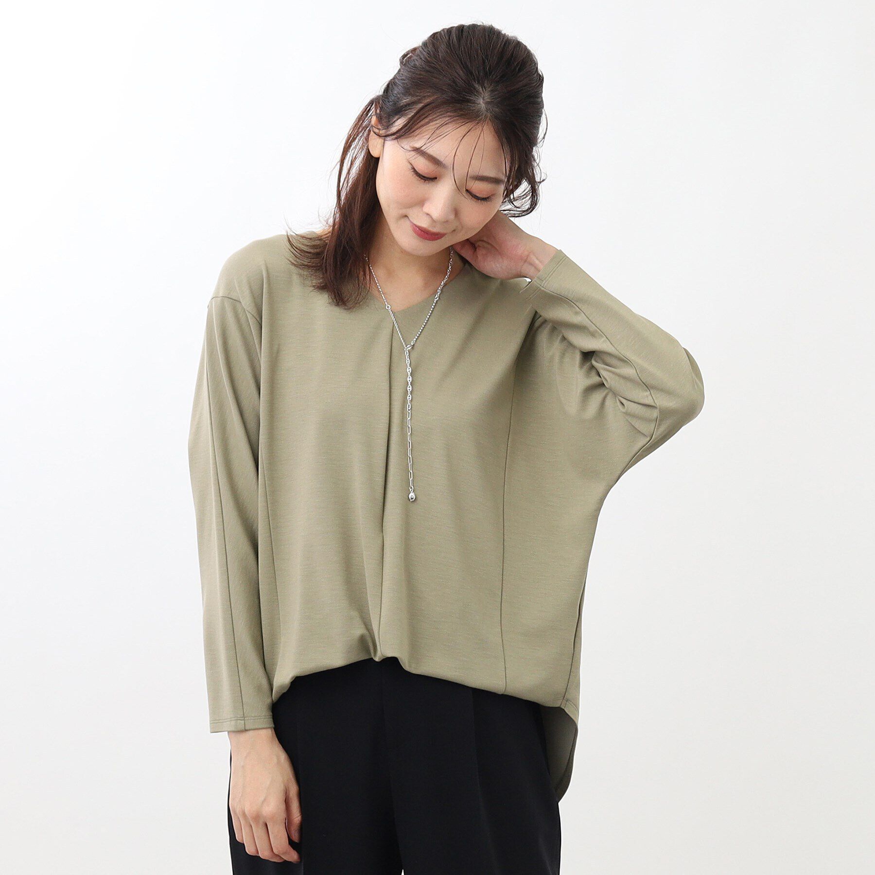 Reflect「【手洗い可】ドルマンスリーブプルオーバー」|Tシャツ・カットソー|