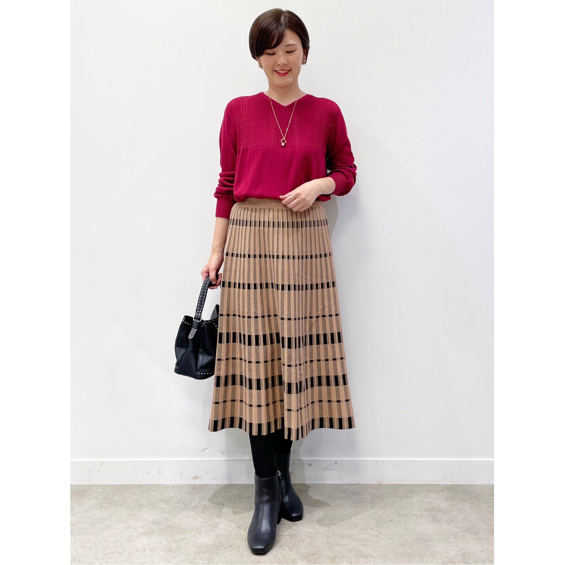 Reflect「【WEB限定カラーあり／洗える】薄手ホールガーメント（R）ニット」|ニット・セーター|