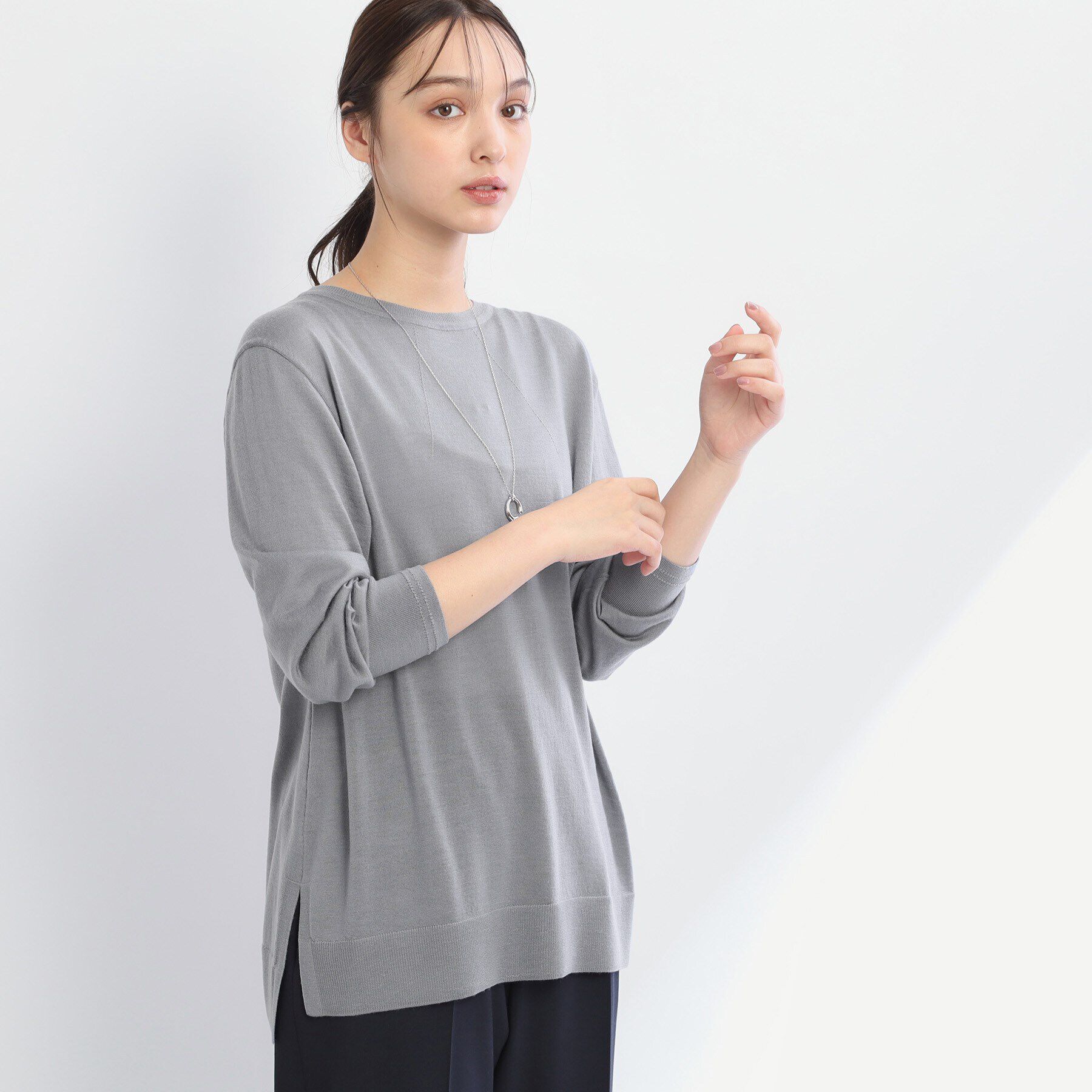 Reflect「【アンサンブル可能】きれいめベーシックニット」|ニット・セーター|