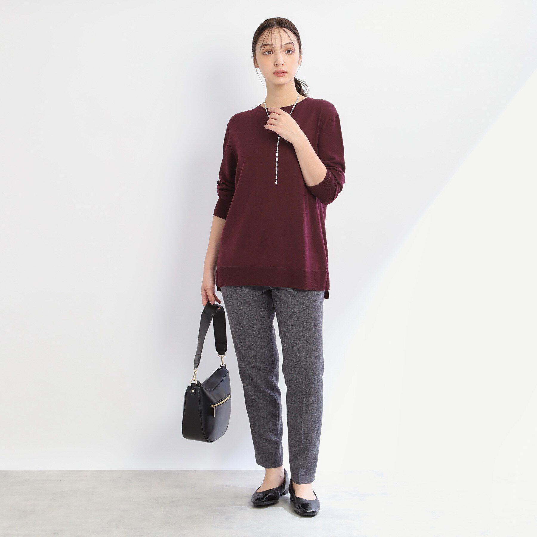 Reflect「【アンサンブル可能】きれいめベーシックニット」|ニット・セーター|