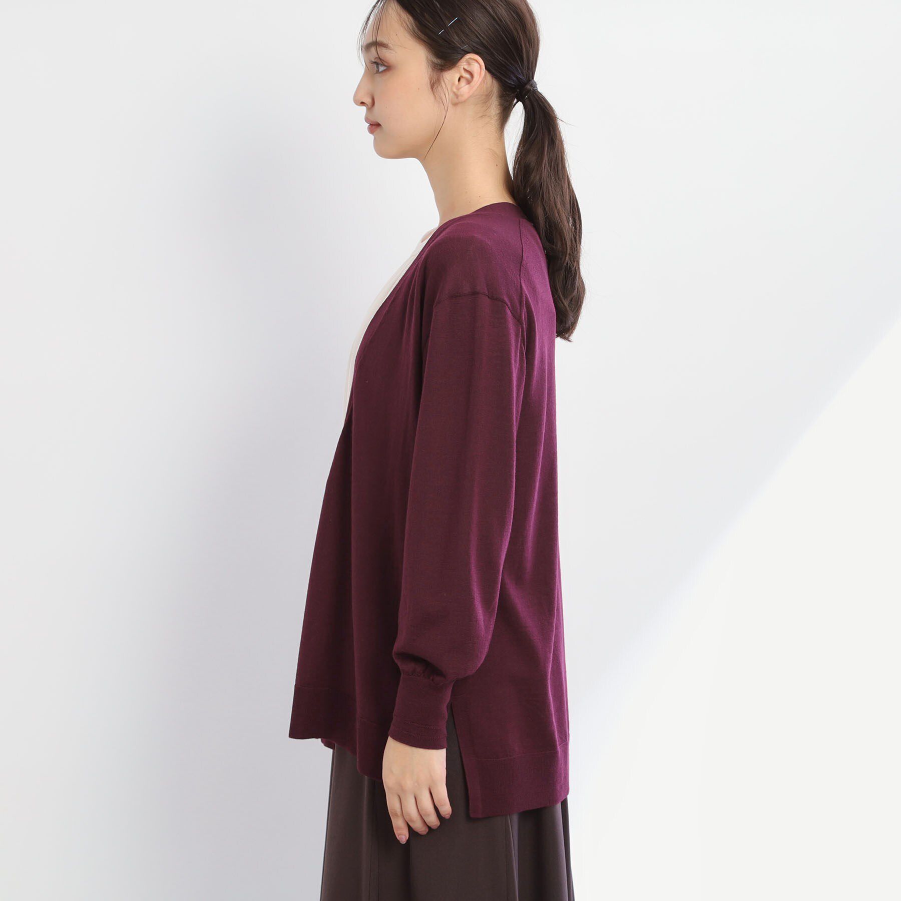 Reflect「【アンサンブル可能】着流しカーディガン」|カーディガン|