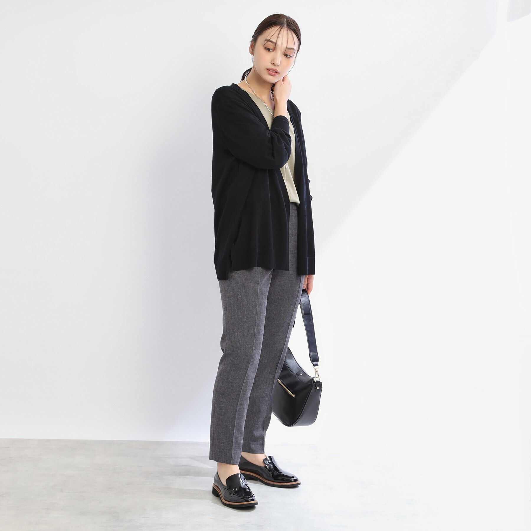 Reflect「【アンサンブル可能】着流しカーディガン」|カーディガン|