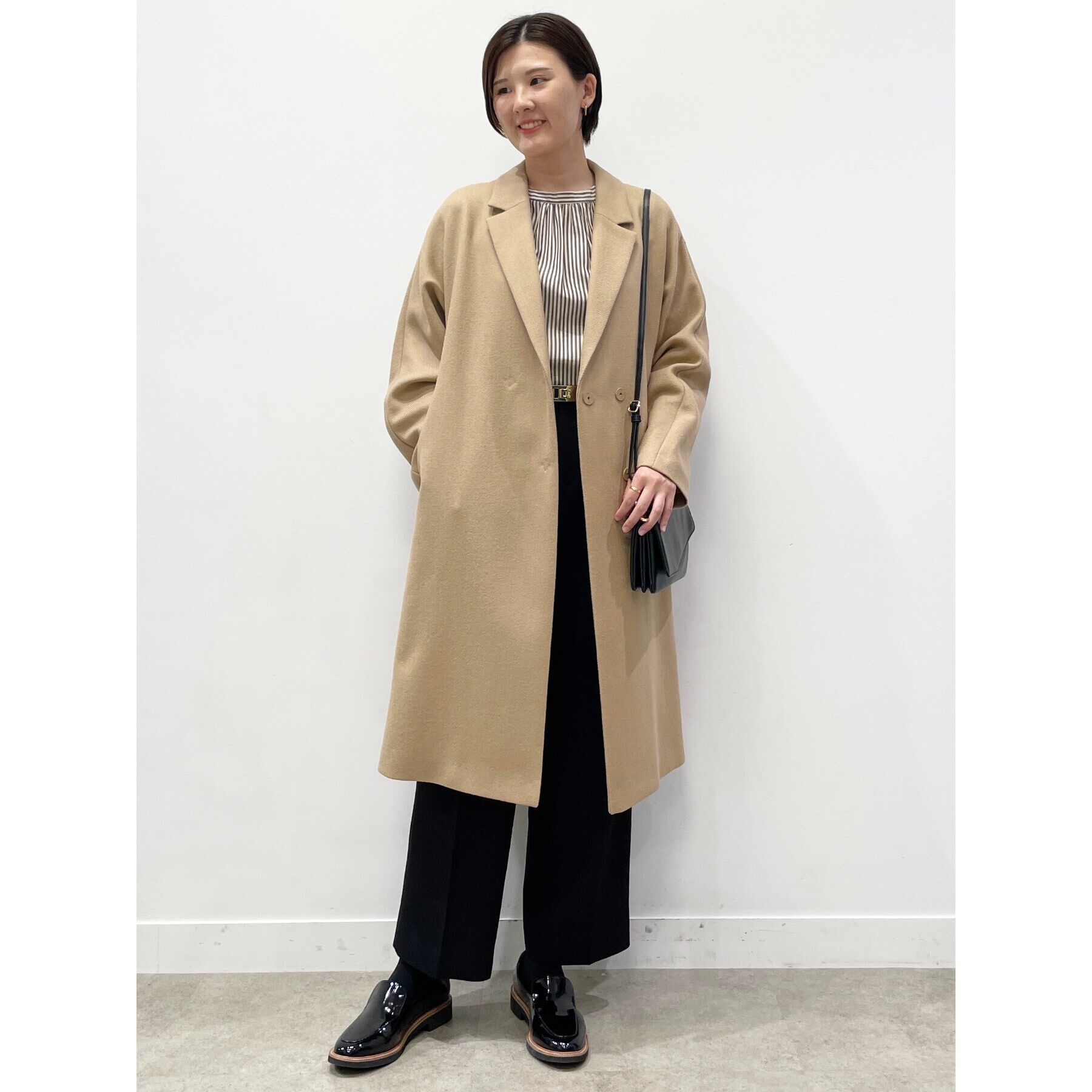 Reflect「【共布サッシュベルト付き】クラシカルロングコート」|チェスターコート|