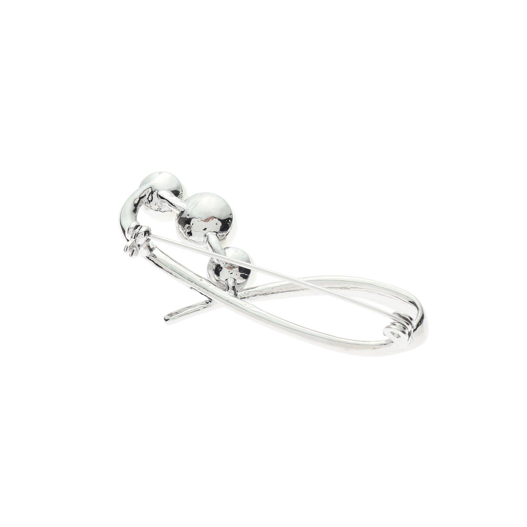 Reflect「【夏SALE／フォーマルにも使える】三粒パール調ブローチ」|ブローチ・コサージュ|