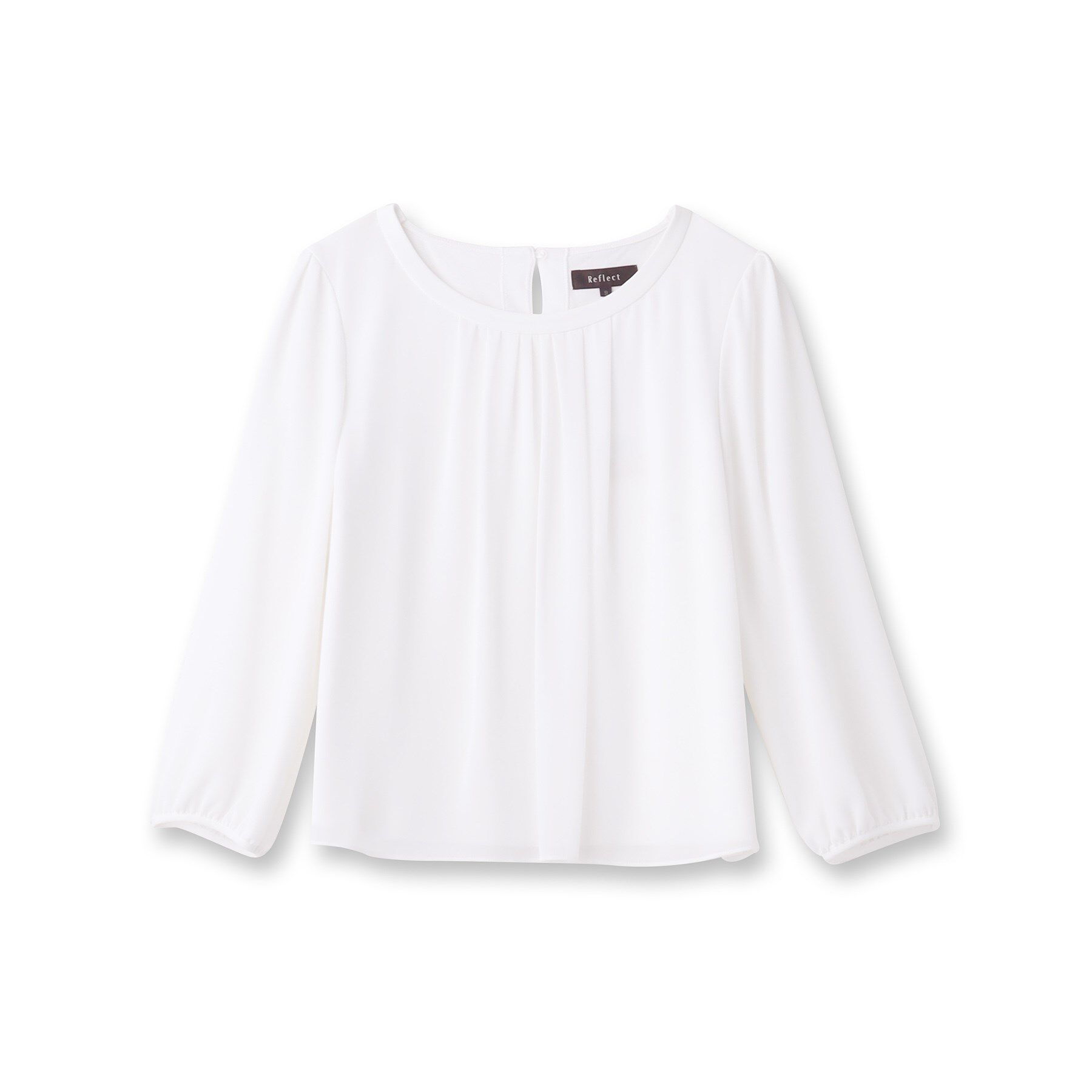 Reflect「【マシンウォッシュ可】ピンタックブラウス」|シャツ・ブラウス|