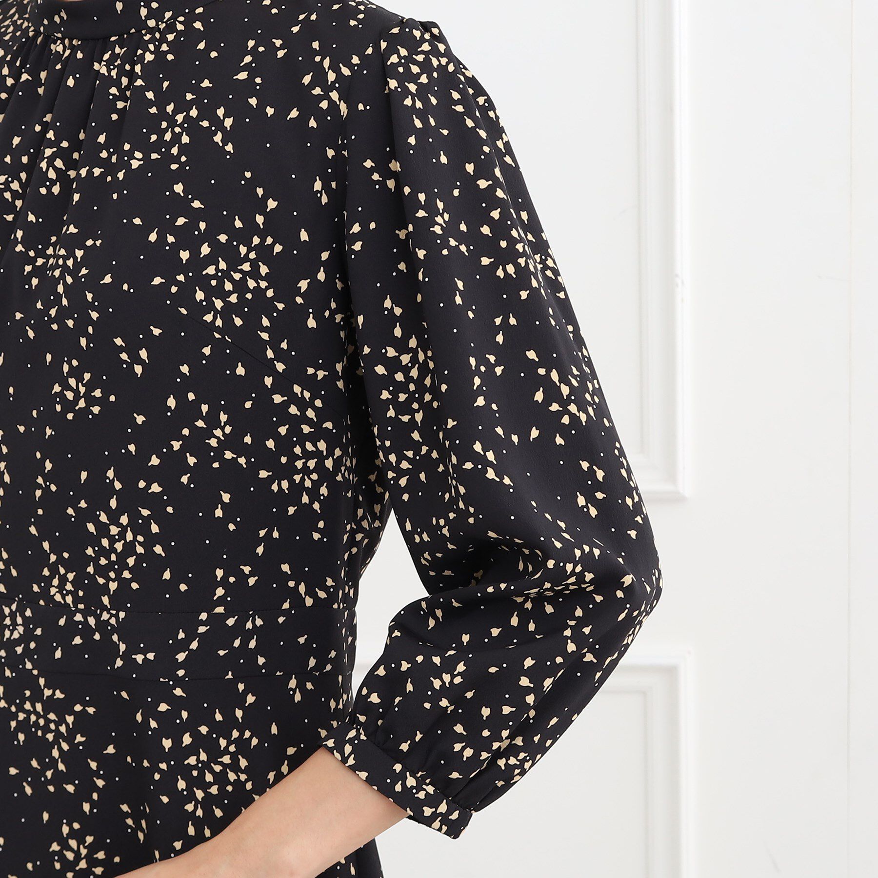 Reflect「【フォーマル/マシンウォッシュ可】フラワープリントワンピース」|ワンピース|