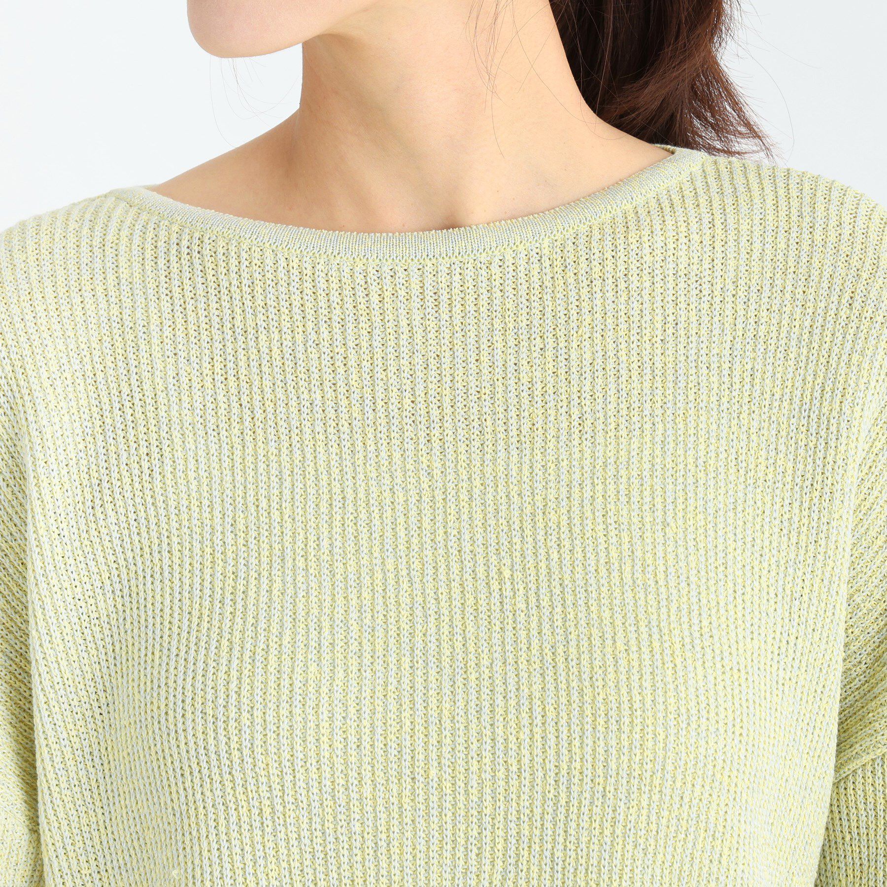 Reflect「【夏SALE】クルーネックミックスカラーニット」|ニット・セーター|