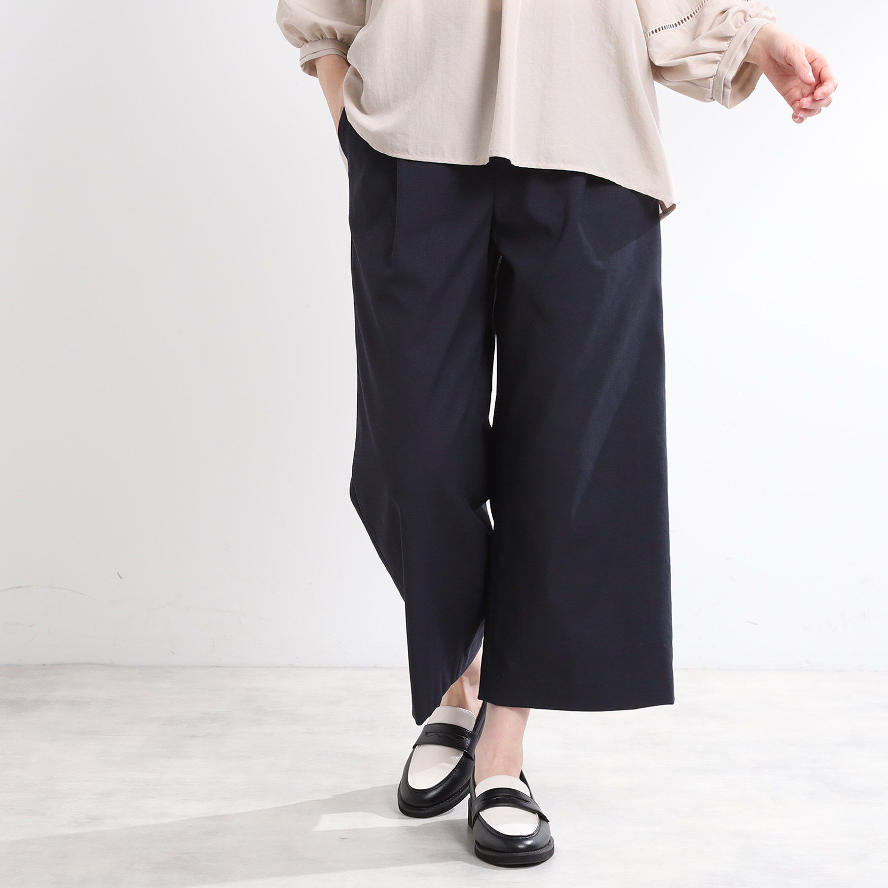 Reflect「【E‐QUALITY／手洗い可】ワイドクロップドパンツ」|その他|