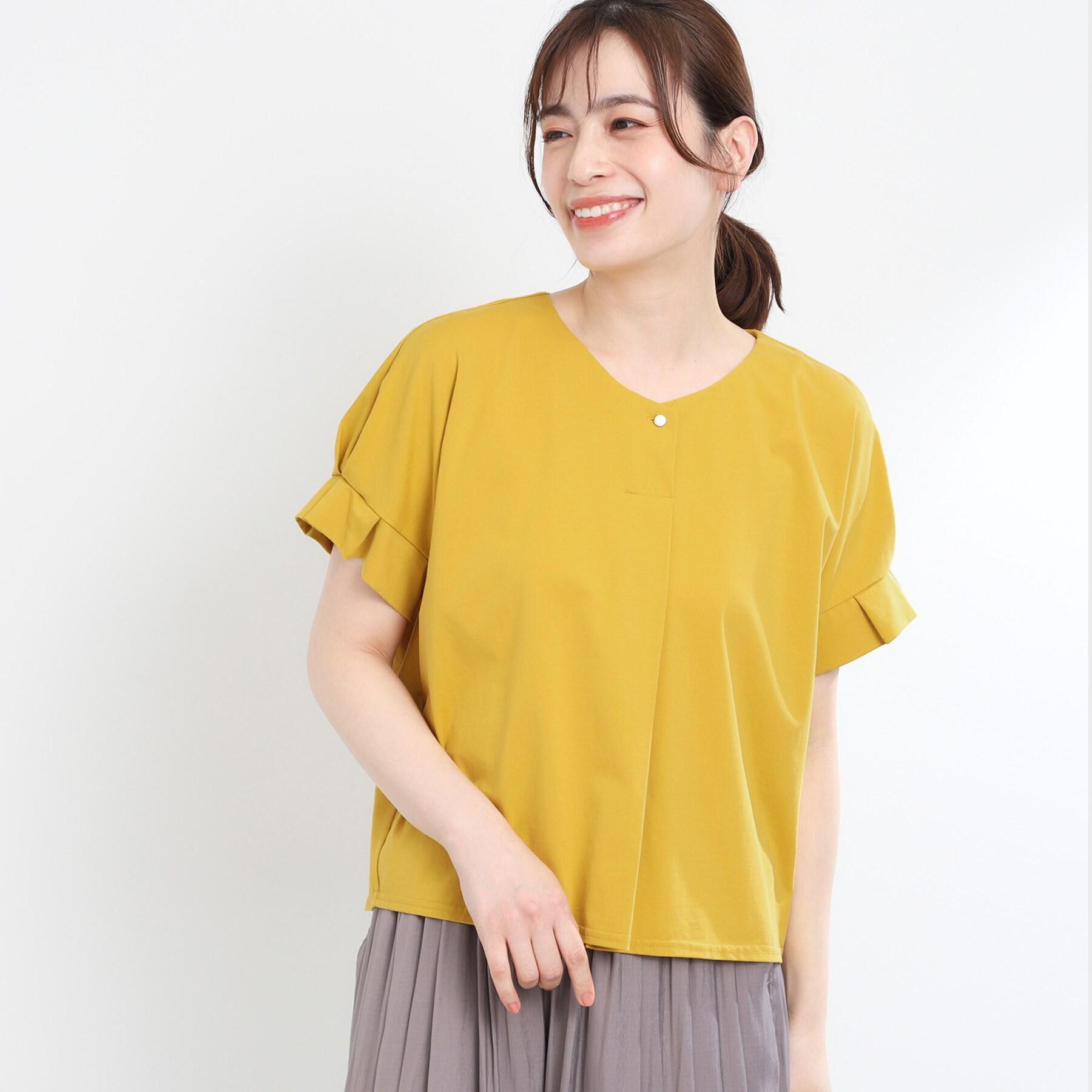 Reflect「Vネックジャージカットソー」|Tシャツ・カットソー|