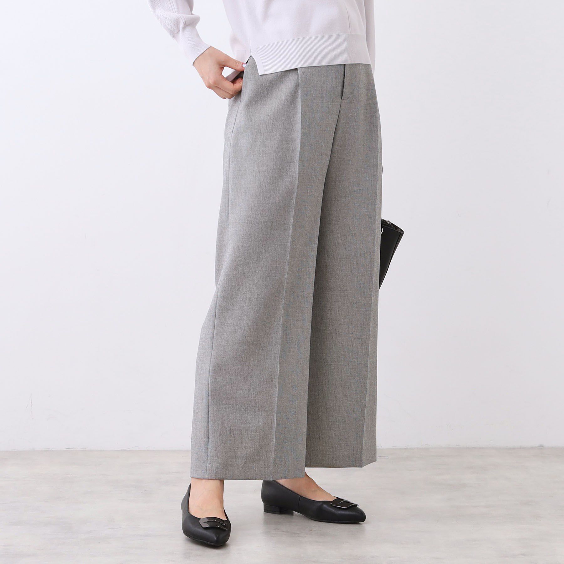 Reflect「【単品使いOK◎／セットアップ可】リラクシーメランジワイドパンツ」|その他|