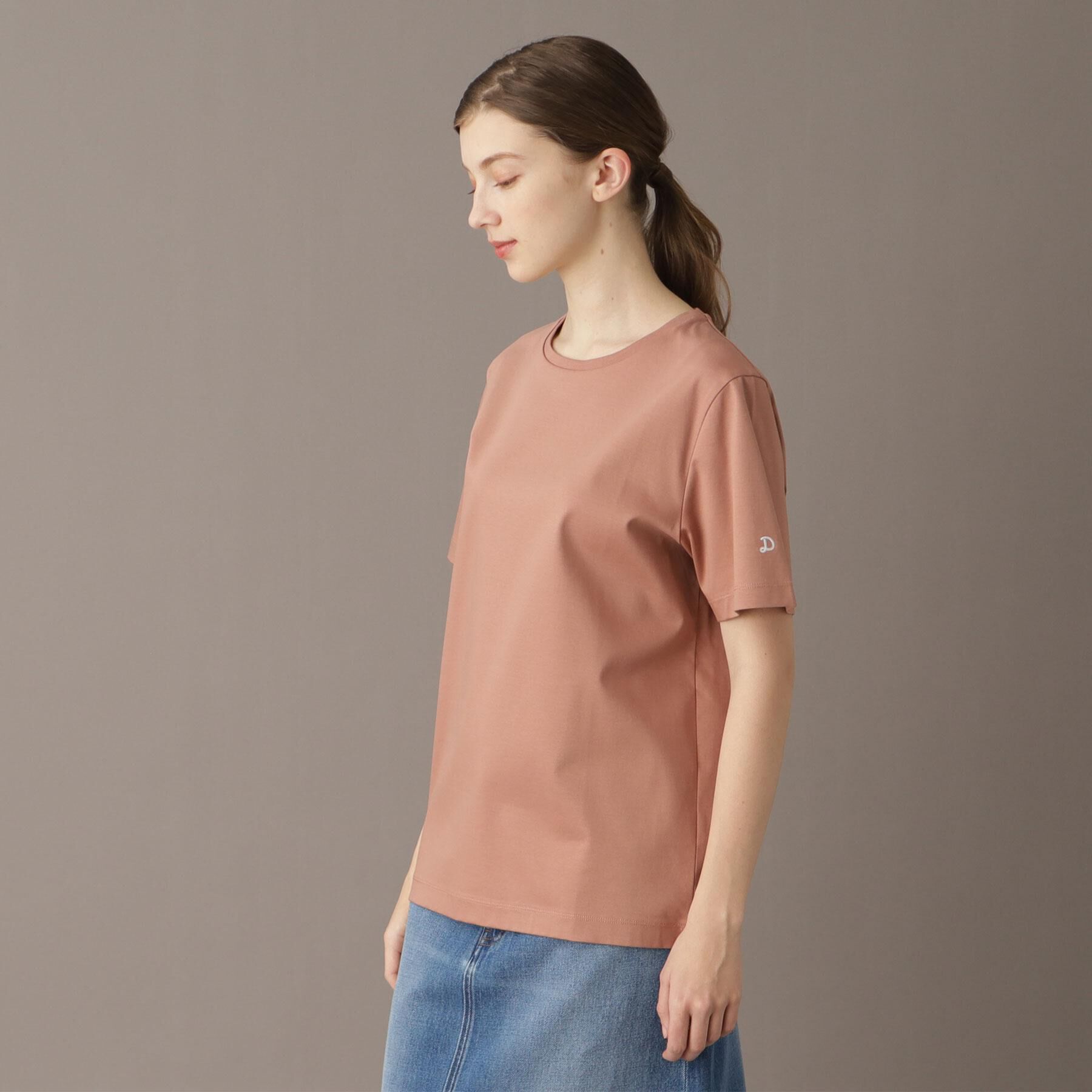 DRESSTERIOR「【接触冷感/抗菌防臭/消臭】アイスクリアコットンTシャツ」|Tシャツ・カットソー|