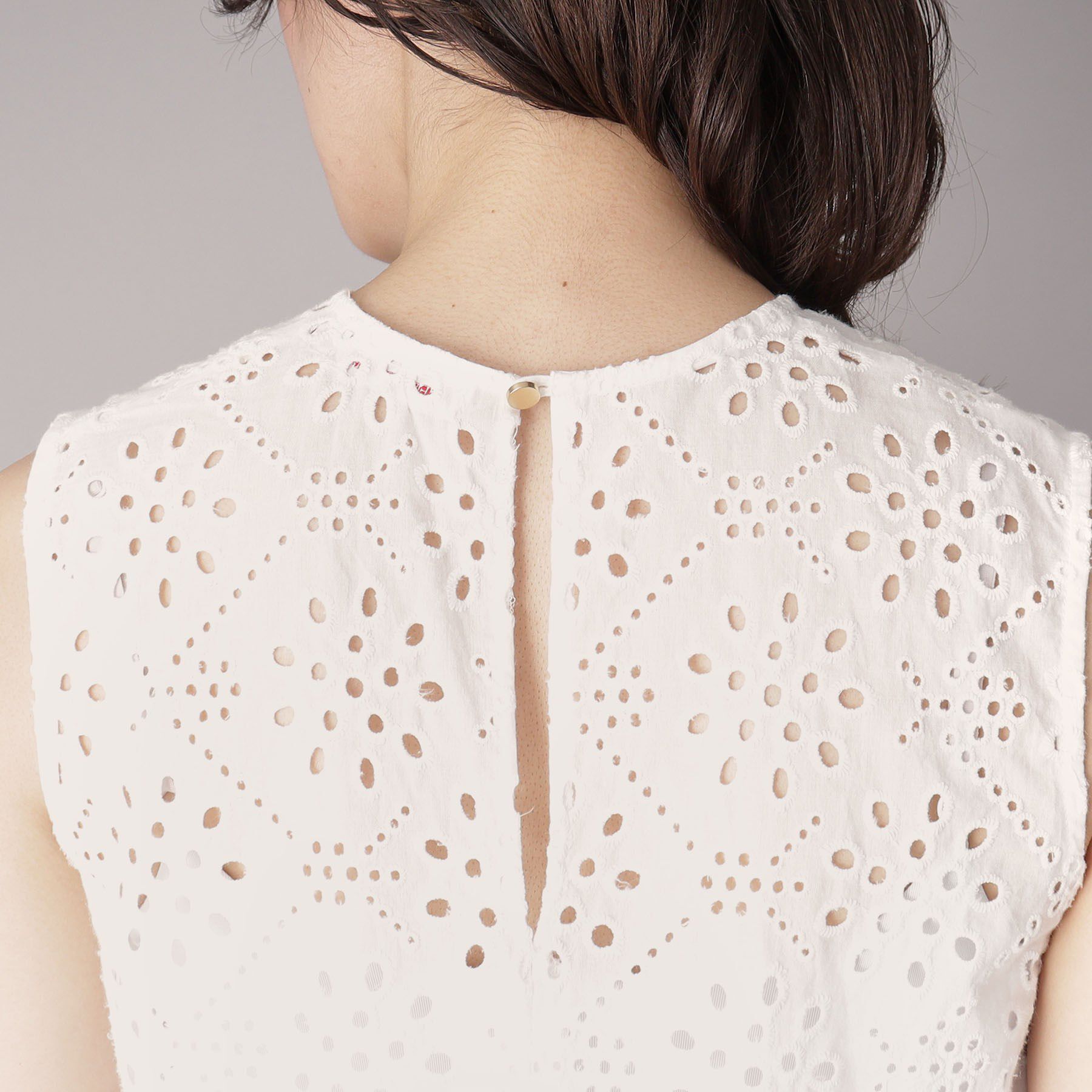 DRESSTERIOR「【コットン100％/洗える】カットワークレースブラウス」|シャツ・ブラウス|