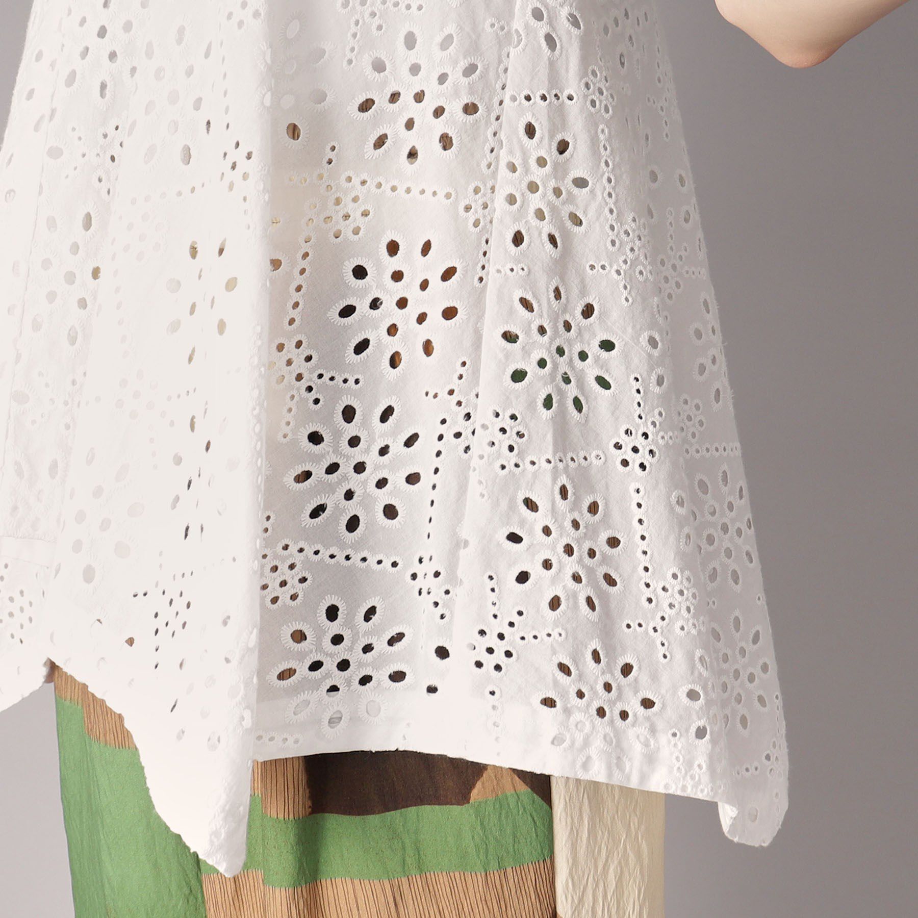 DRESSTERIOR「【コットン100％/洗える】カットワークレースブラウス」|シャツ・ブラウス|