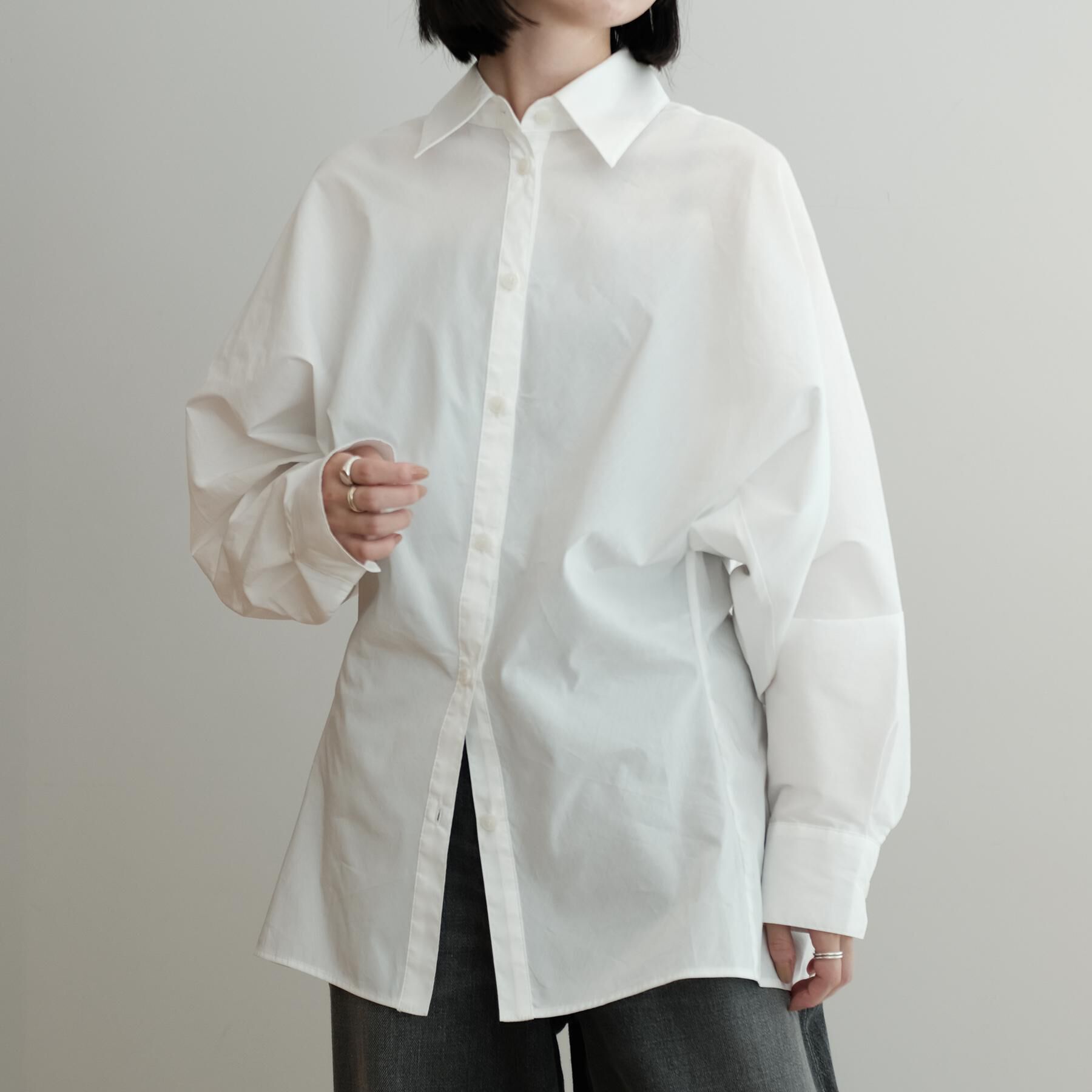 DRESSTERIOR「provoke（プロヴォーク）【別注カラーあり】ウエストシェイプシャツ」|シャツ・ブラウス|