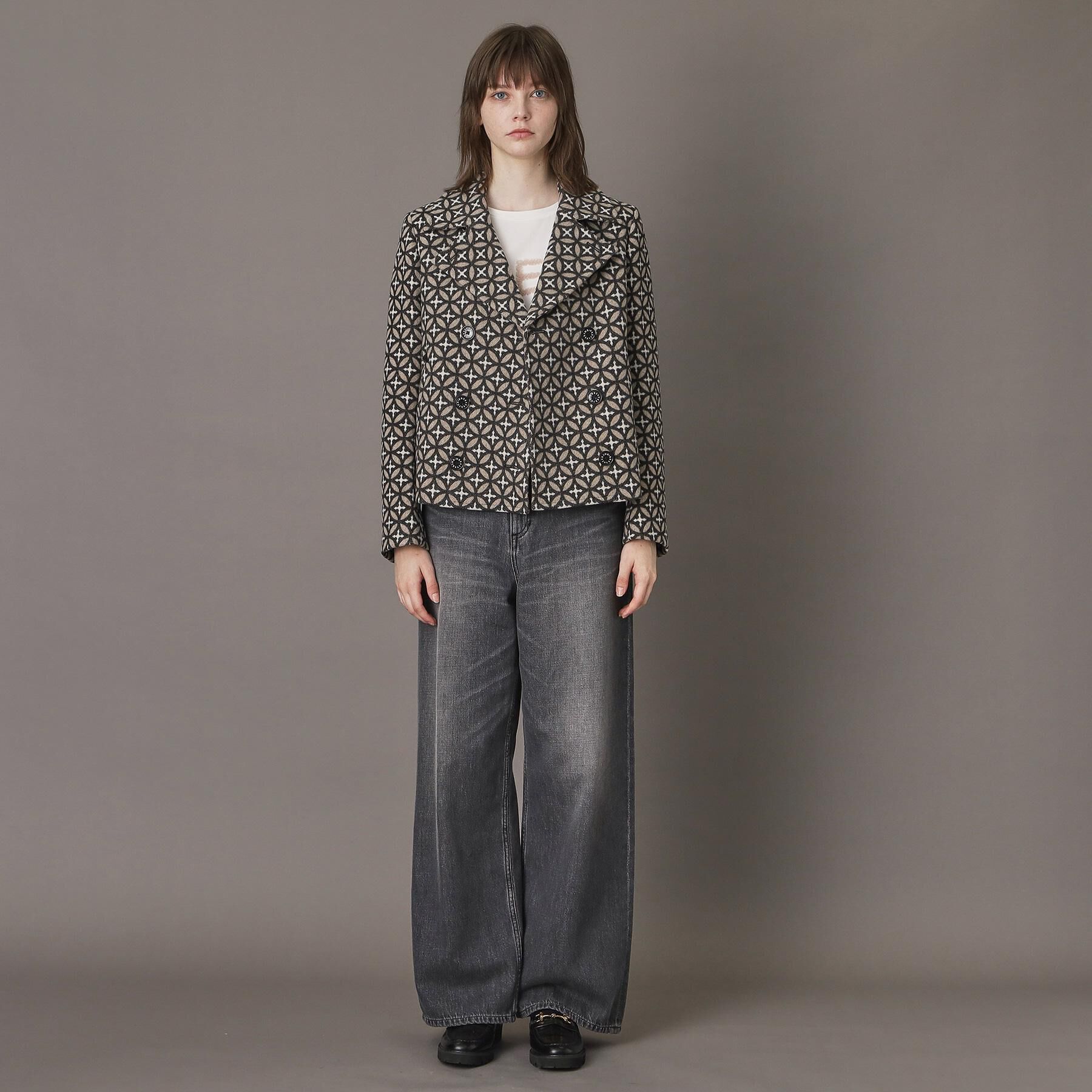 DRESSTERIOR「オーバーラップサークルPジャケット」|ピーコート|