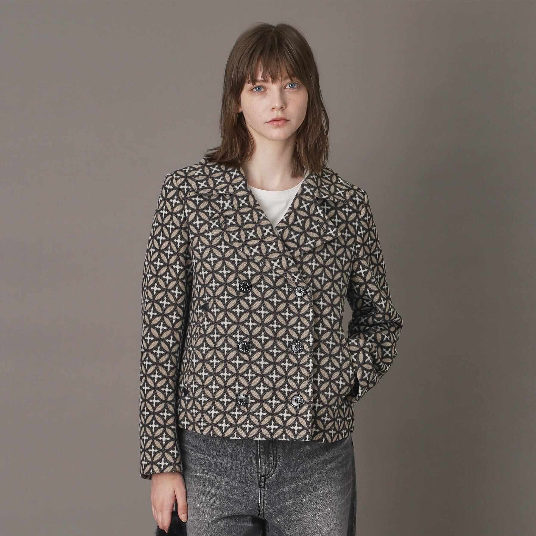 DRESSTERIOR「オーバーラップサークルPジャケット」|ピーコート|