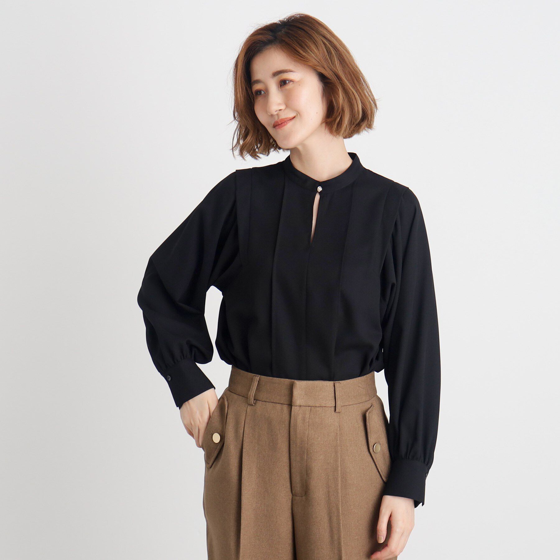 grove「ウイングスリーブボウタイブラウス」|シャツ・ブラウス|