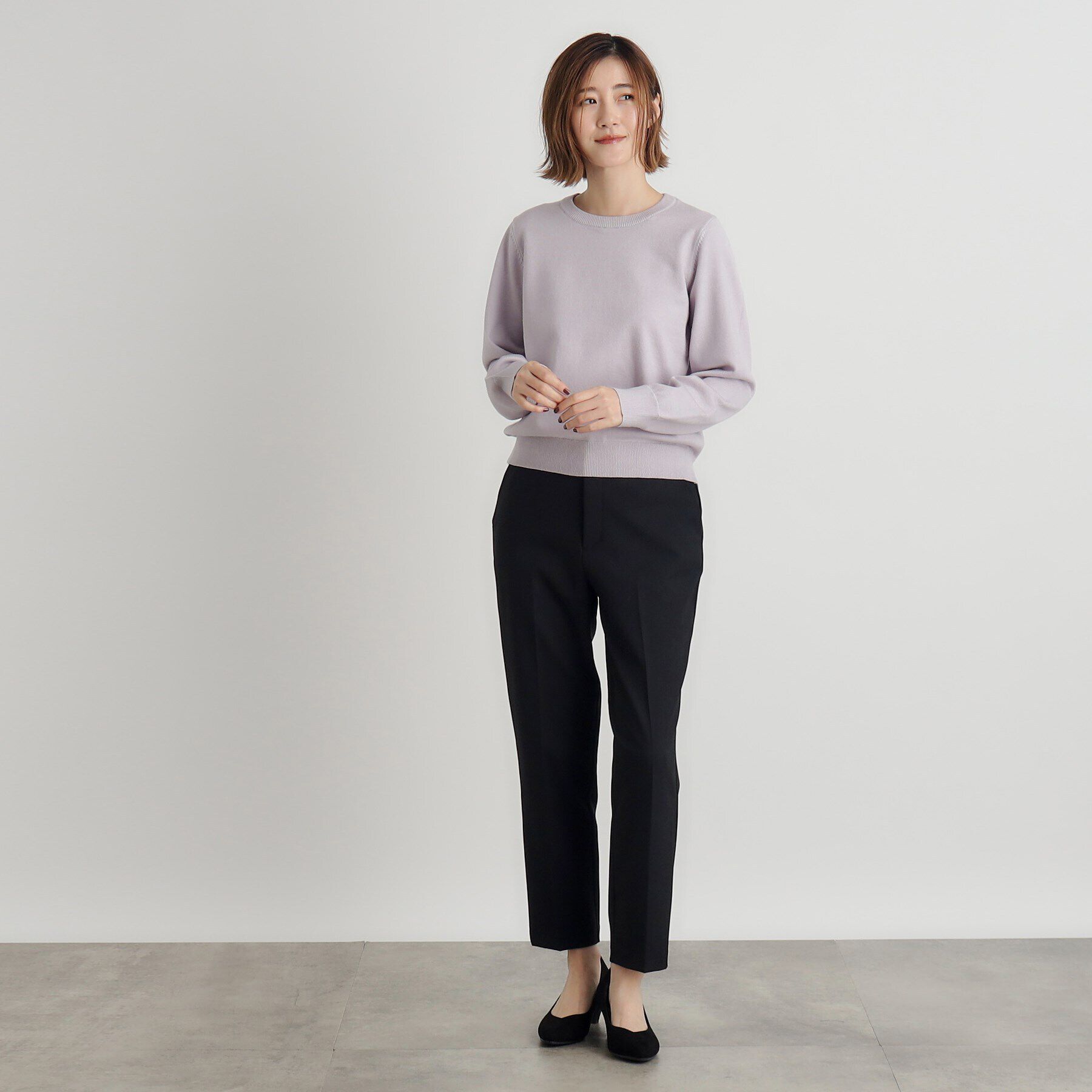 grove「取り外し衿付きニットプルオーバー」|ニット・セーター|