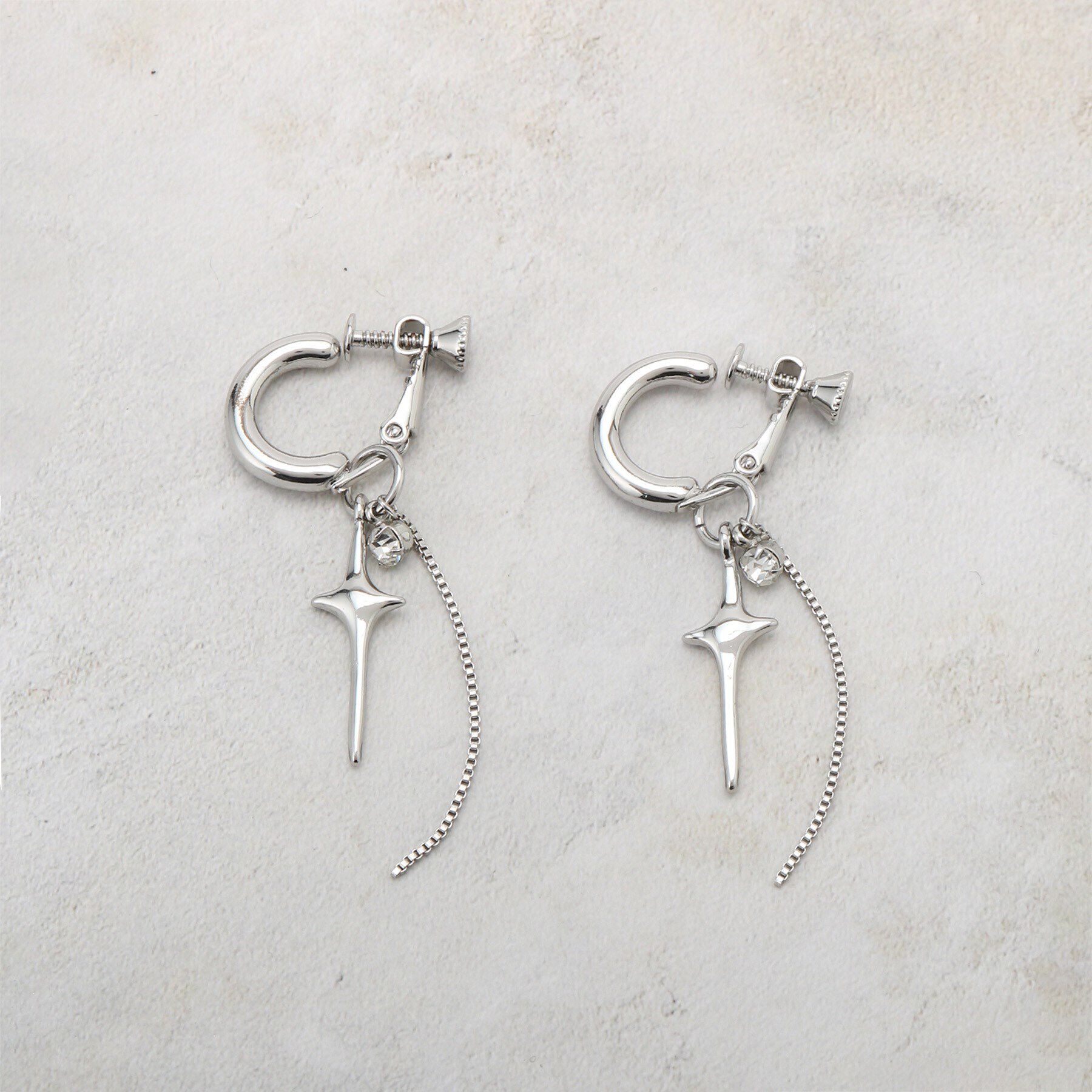 grove「スターモチーフイヤリング【2WAY】」|イヤリング|シルバー(006)