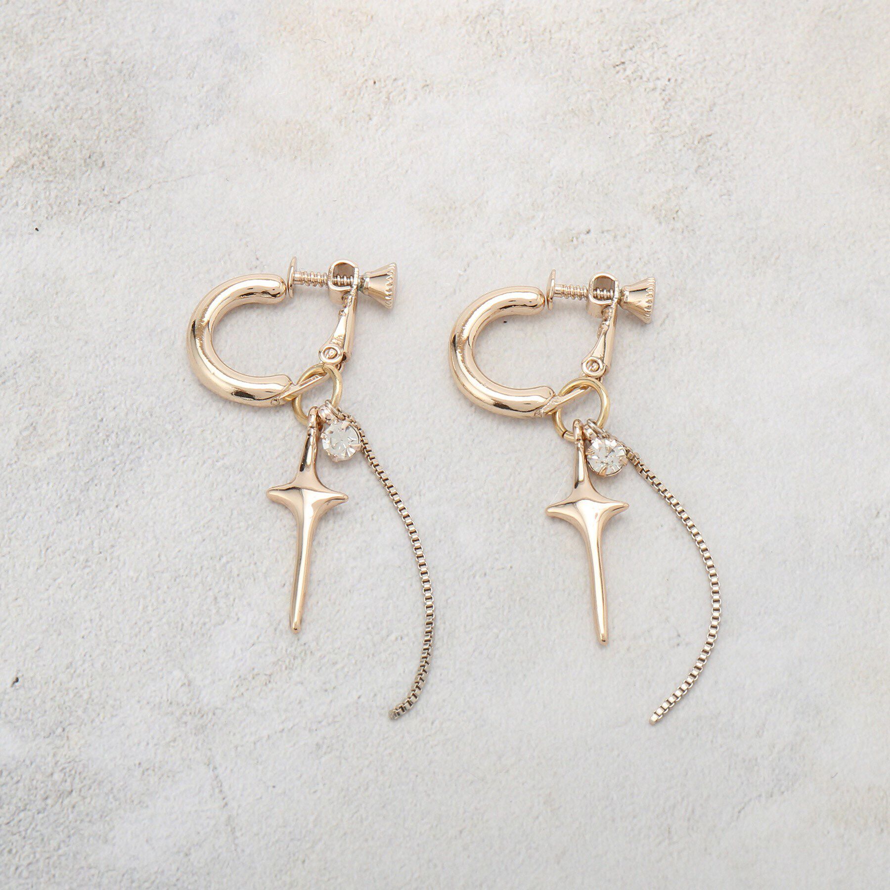 grove「スターモチーフイヤリング【2WAY】」|イヤリング|ゴールド(007)