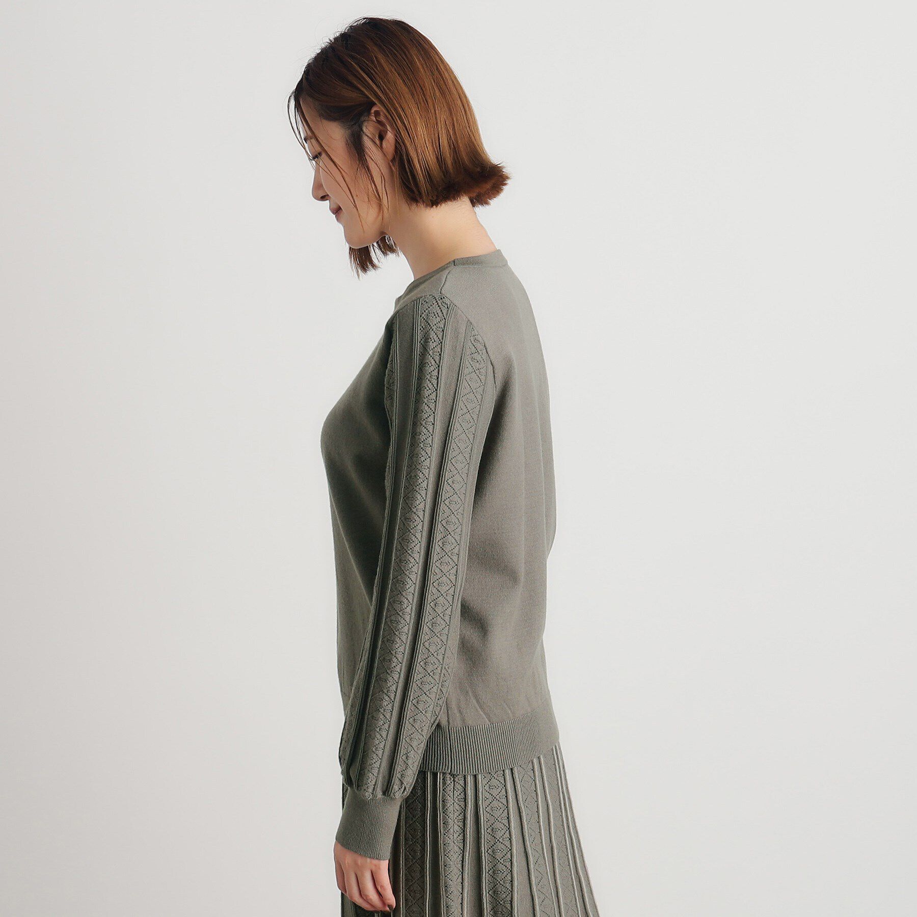 grove「SET UP対応 袖コンニットプルオーバー」|ニット・セーター|