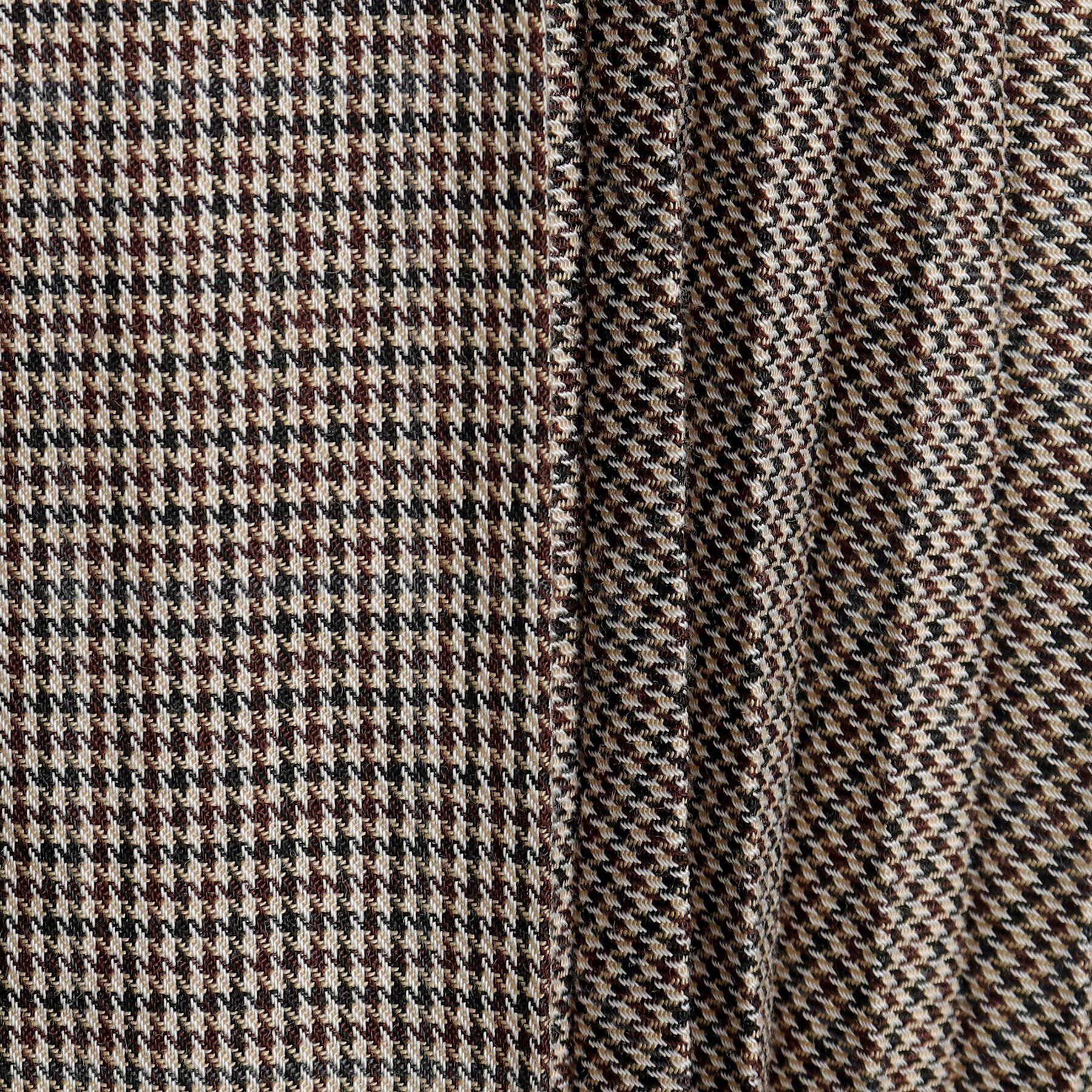 grove「ダブルプリーツチェックスカート」|スカート|