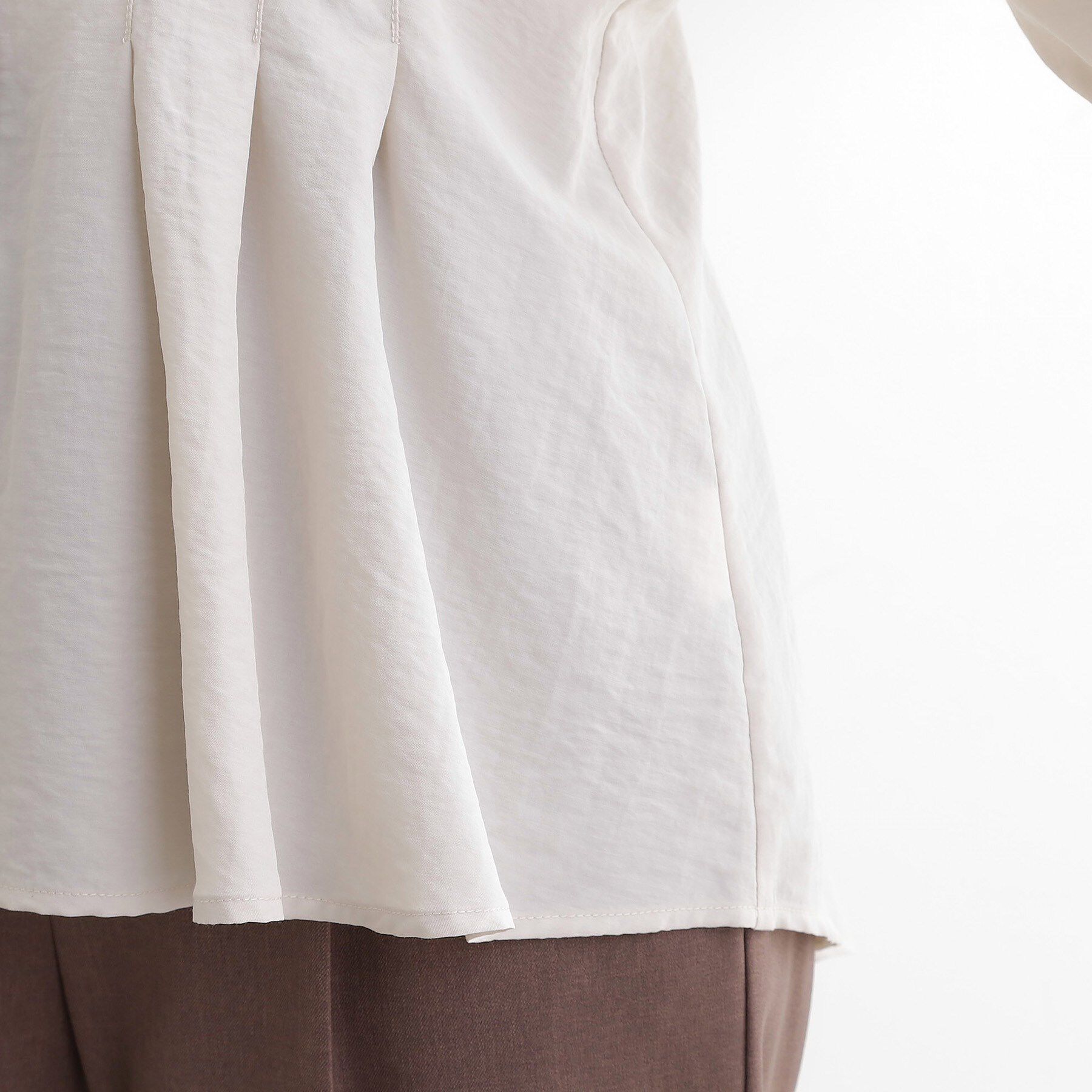 grove「ウエストタックチュニックブラウス」|シャツ・ブラウス|