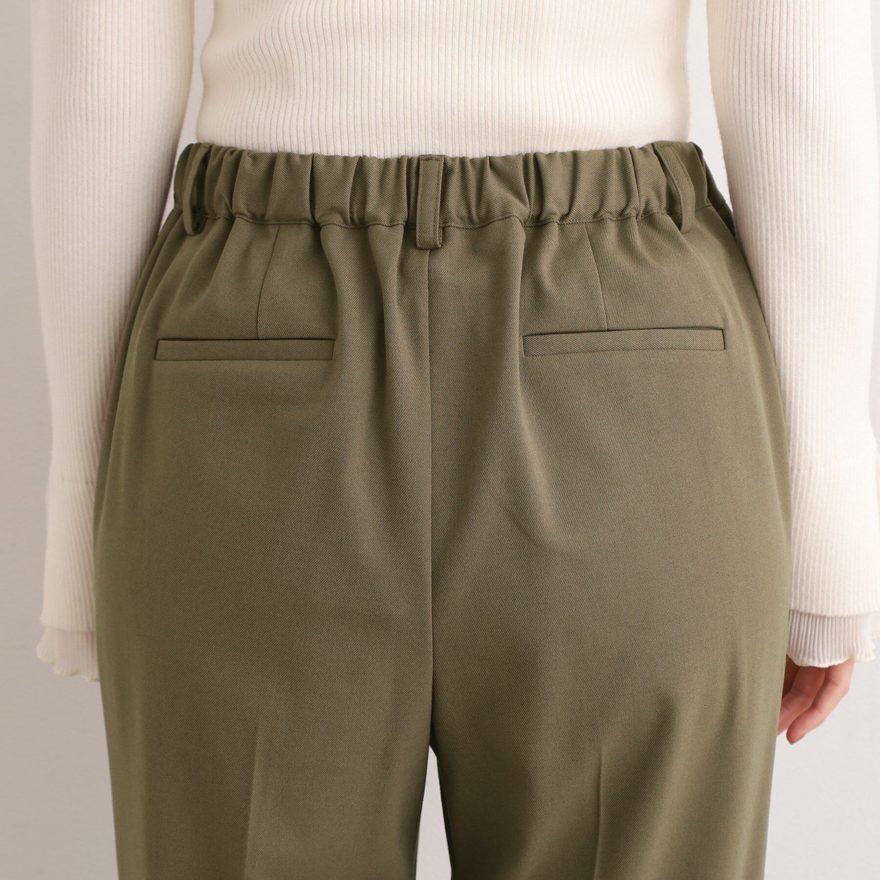 grove「【あったか裏起毛】きれいも楽ちんも叶える、ストレッチストレートパンツ」|その他|