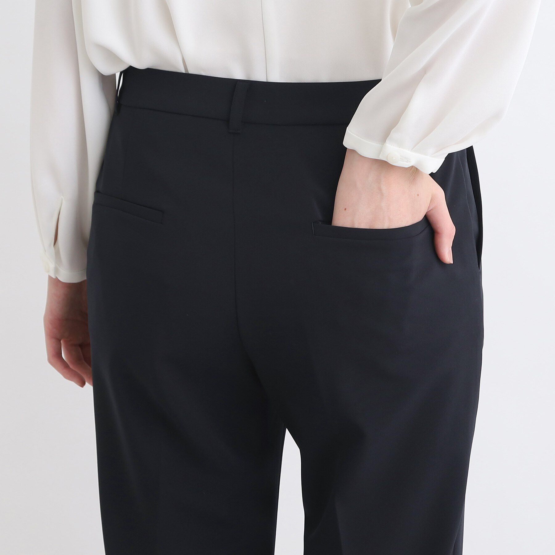 INDIVI「【定番スーツ／洗える／UVケア】ストレッチストレートパンツ」|その他|