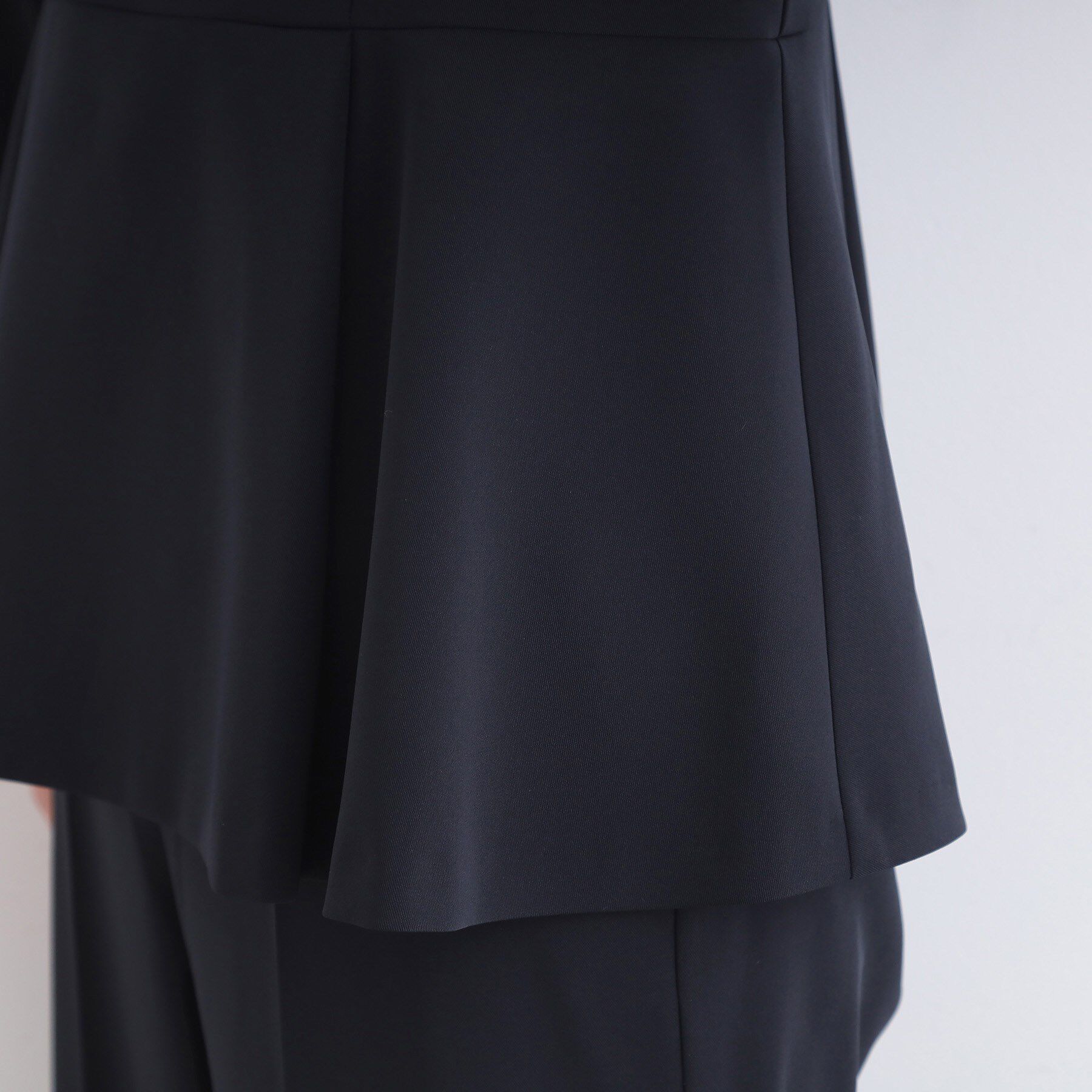 INDIVI「【洗える／SETUP可能／セレモニー】ペプラムブラウス」|シャツ・ブラウス|