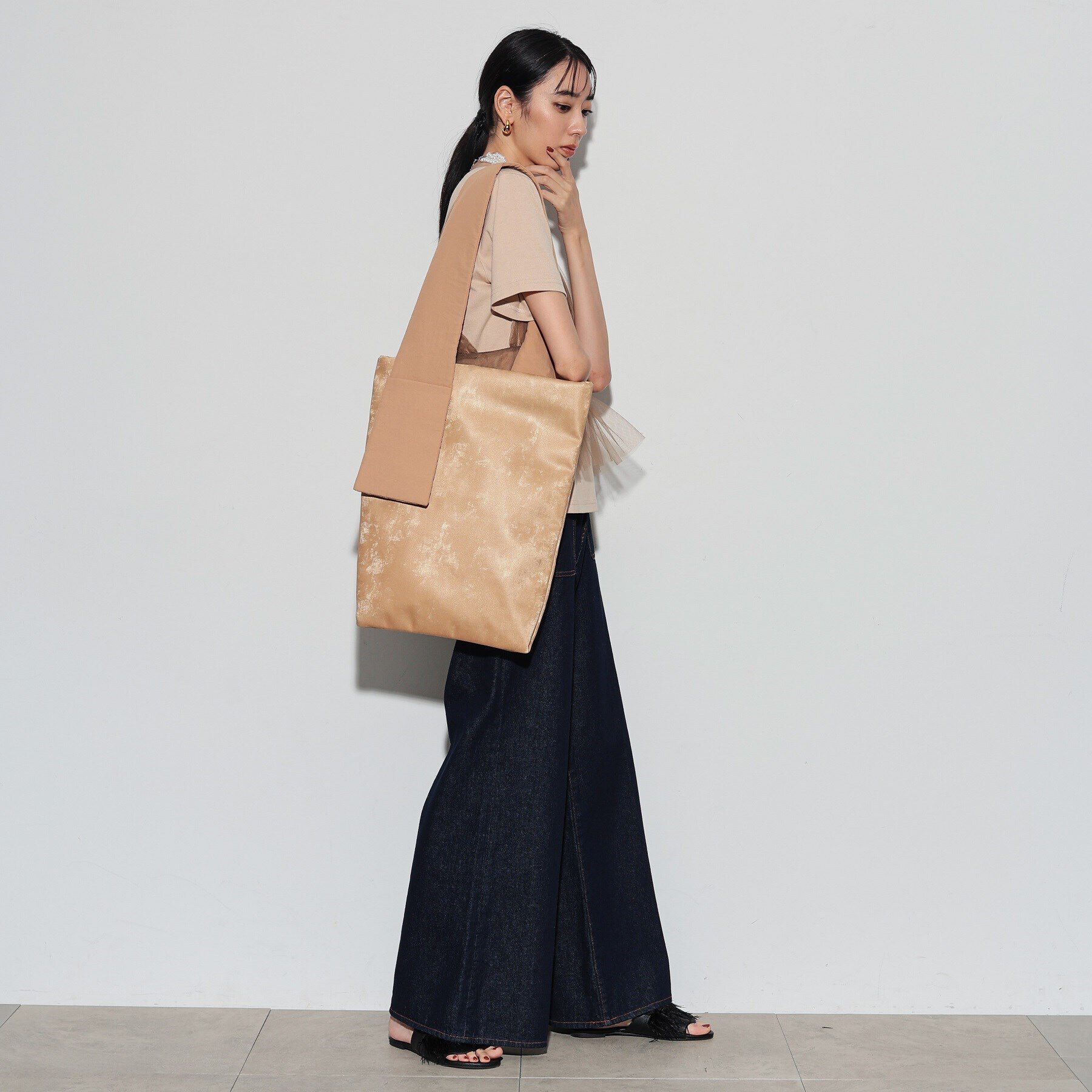 GALLEST「ポケットショルダートート」|トートバッグ|