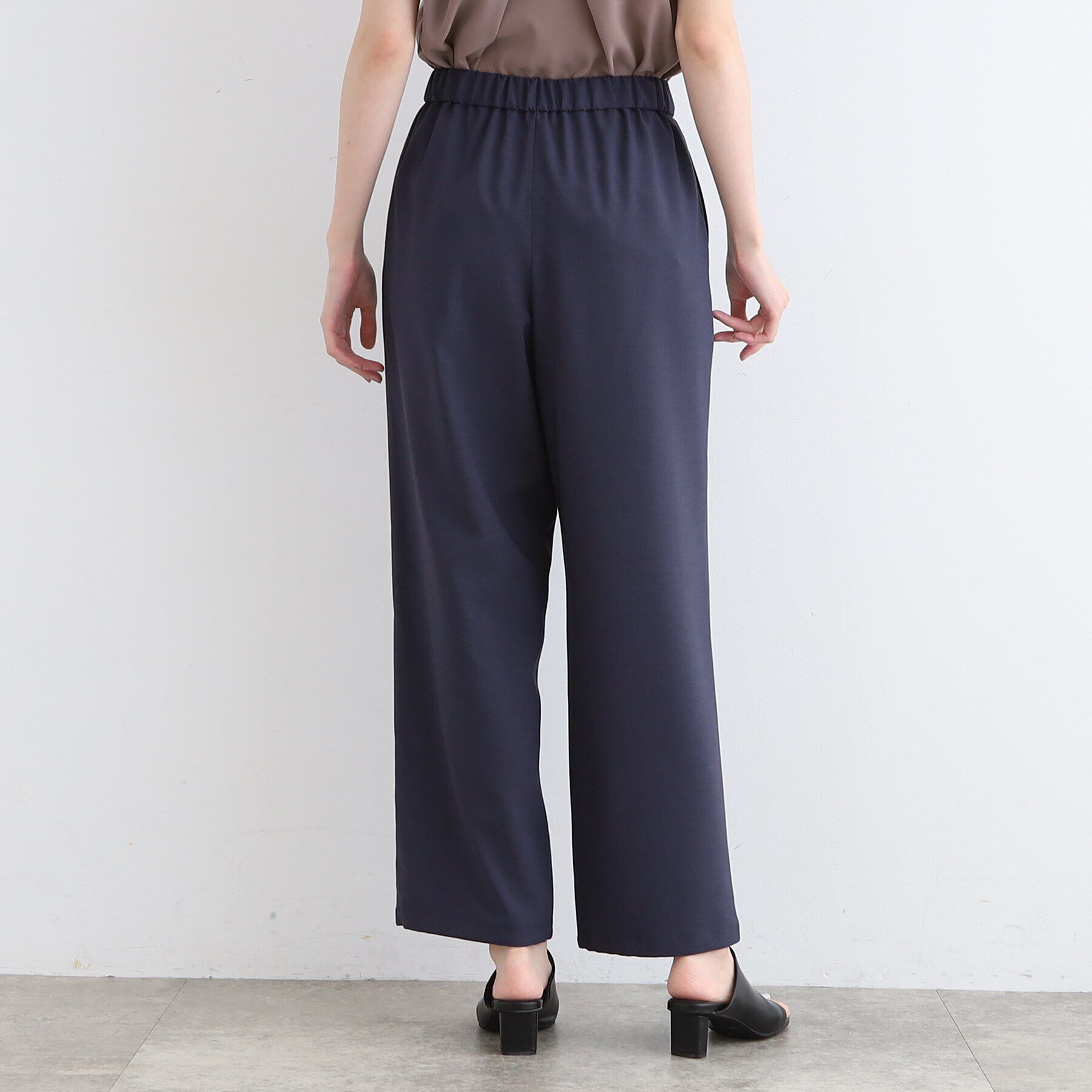 INDIVI「【洗える／2WAY】麻ライクワークパンツ」|その他|